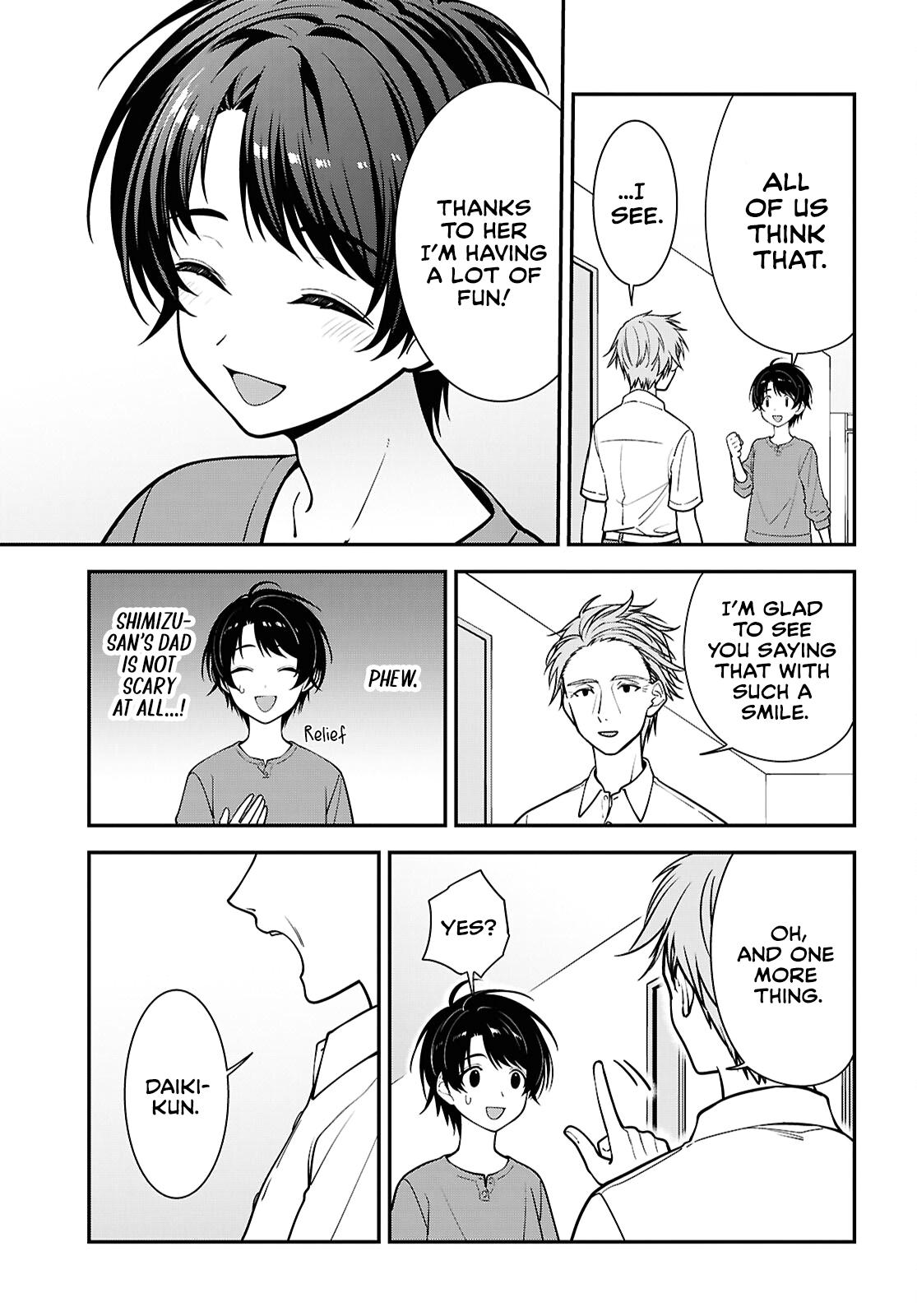 Tonari no Seki no Yankee Shimizu-san ga Kami wo Kuroku Sometekita Chap 18 - Next Chap 19