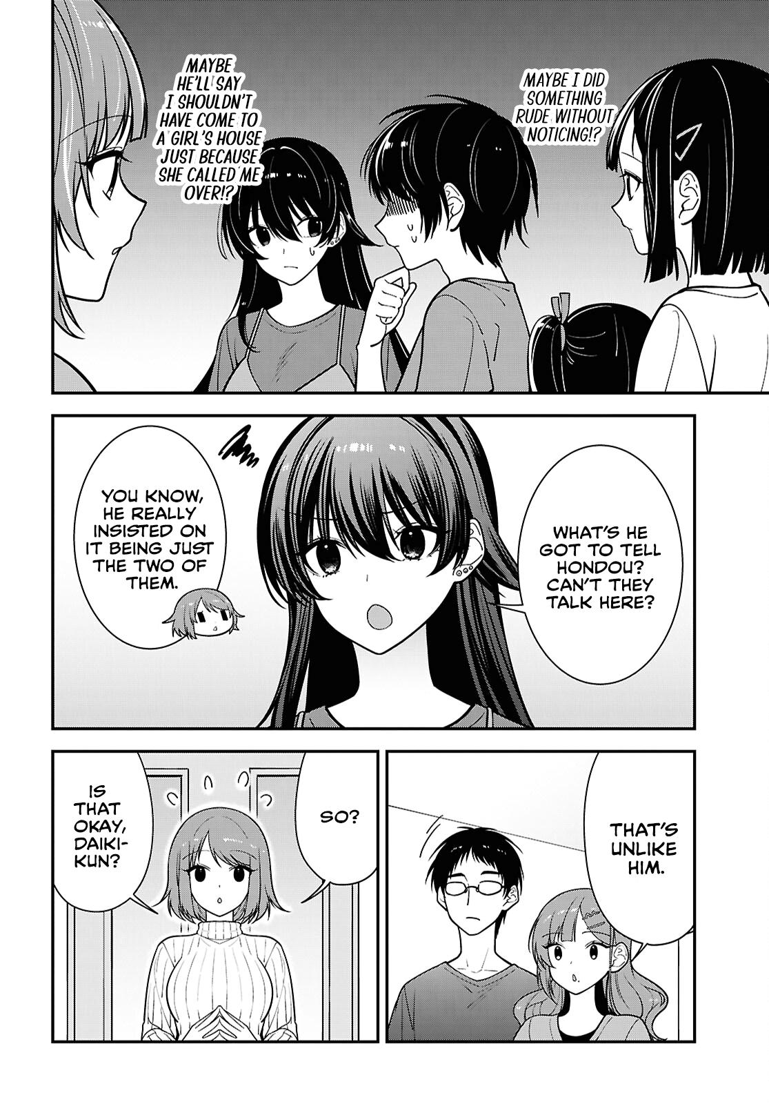 Tonari no Seki no Yankee Shimizu-san ga Kami wo Kuroku Sometekita Chap 18 - Next Chap 19