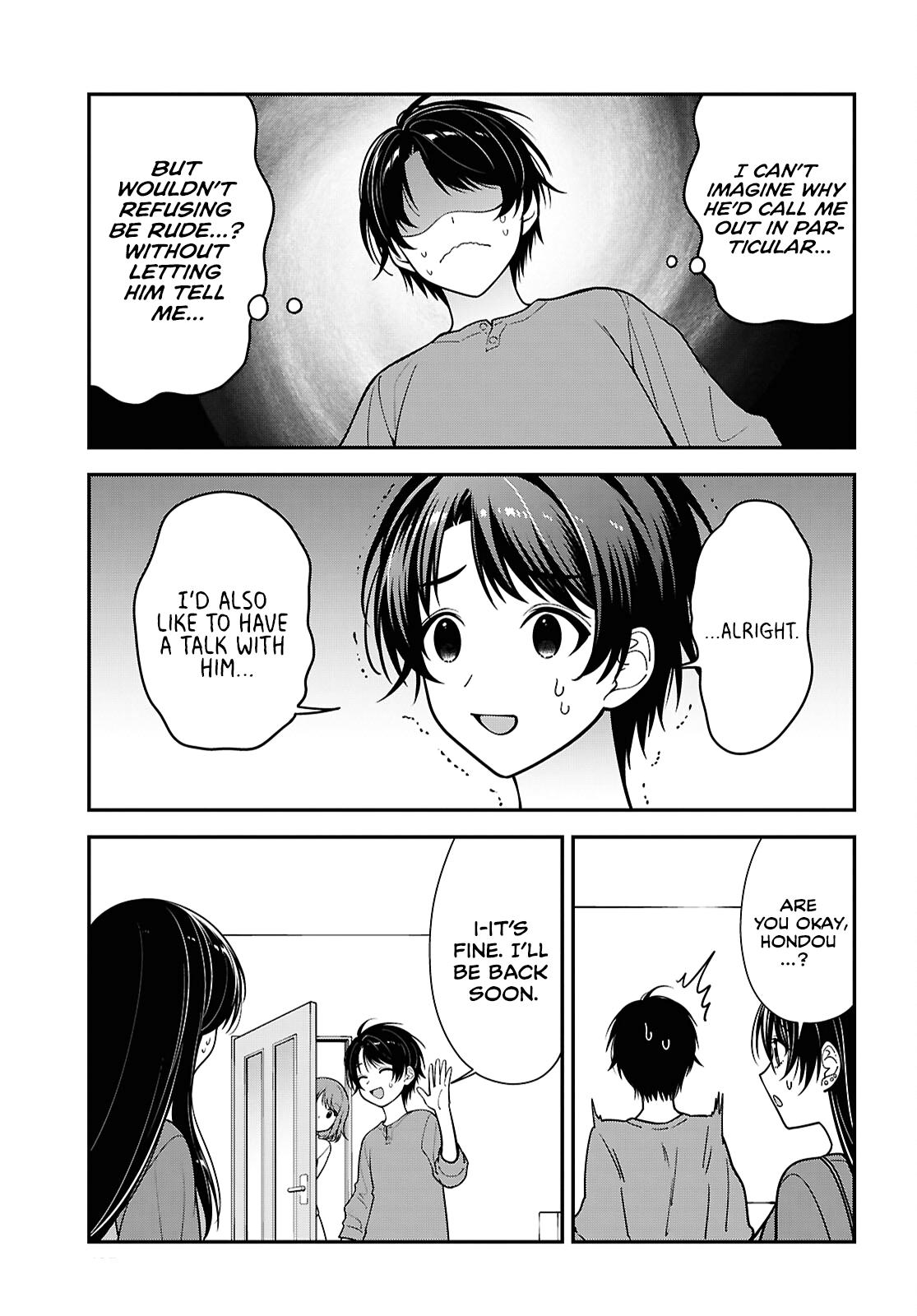 Tonari no Seki no Yankee Shimizu-san ga Kami wo Kuroku Sometekita Chap 18 - Next Chap 19