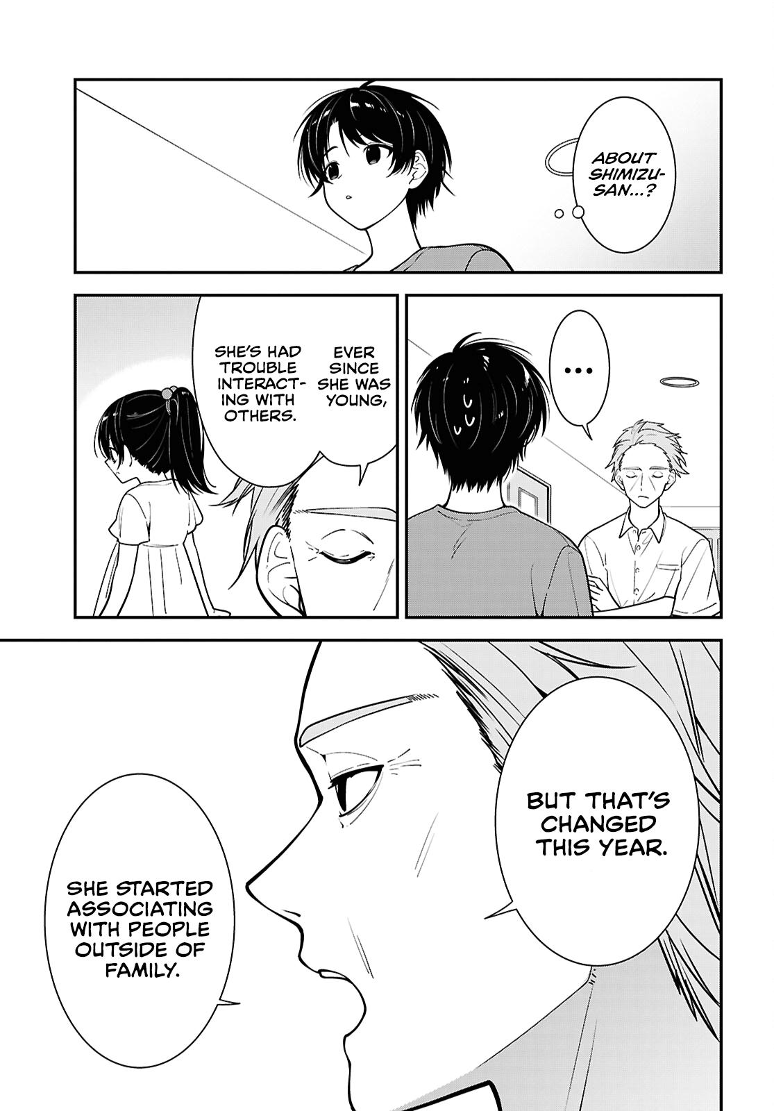Tonari no Seki no Yankee Shimizu-san ga Kami wo Kuroku Sometekita Chap 18 - Next Chap 19