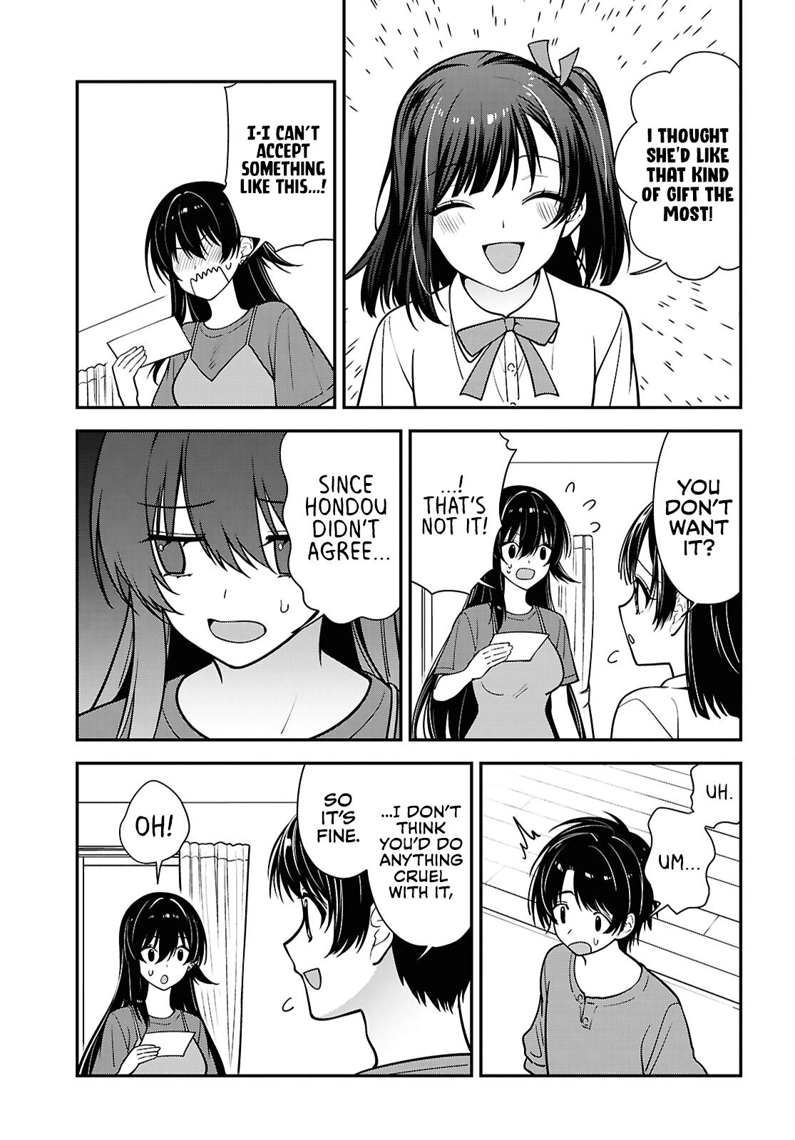 Tonari no Seki no Yankee Shimizu-san ga Kami wo Kuroku Sometekita Chap 18 - Next Chap 19