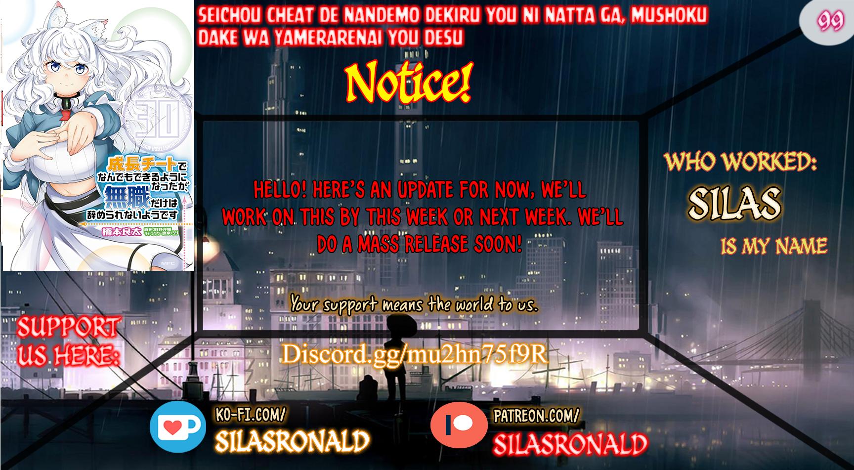 Seichou Cheat de Nandemo Dekiru you ni Natta ga Chap 99 - Next Chap 100