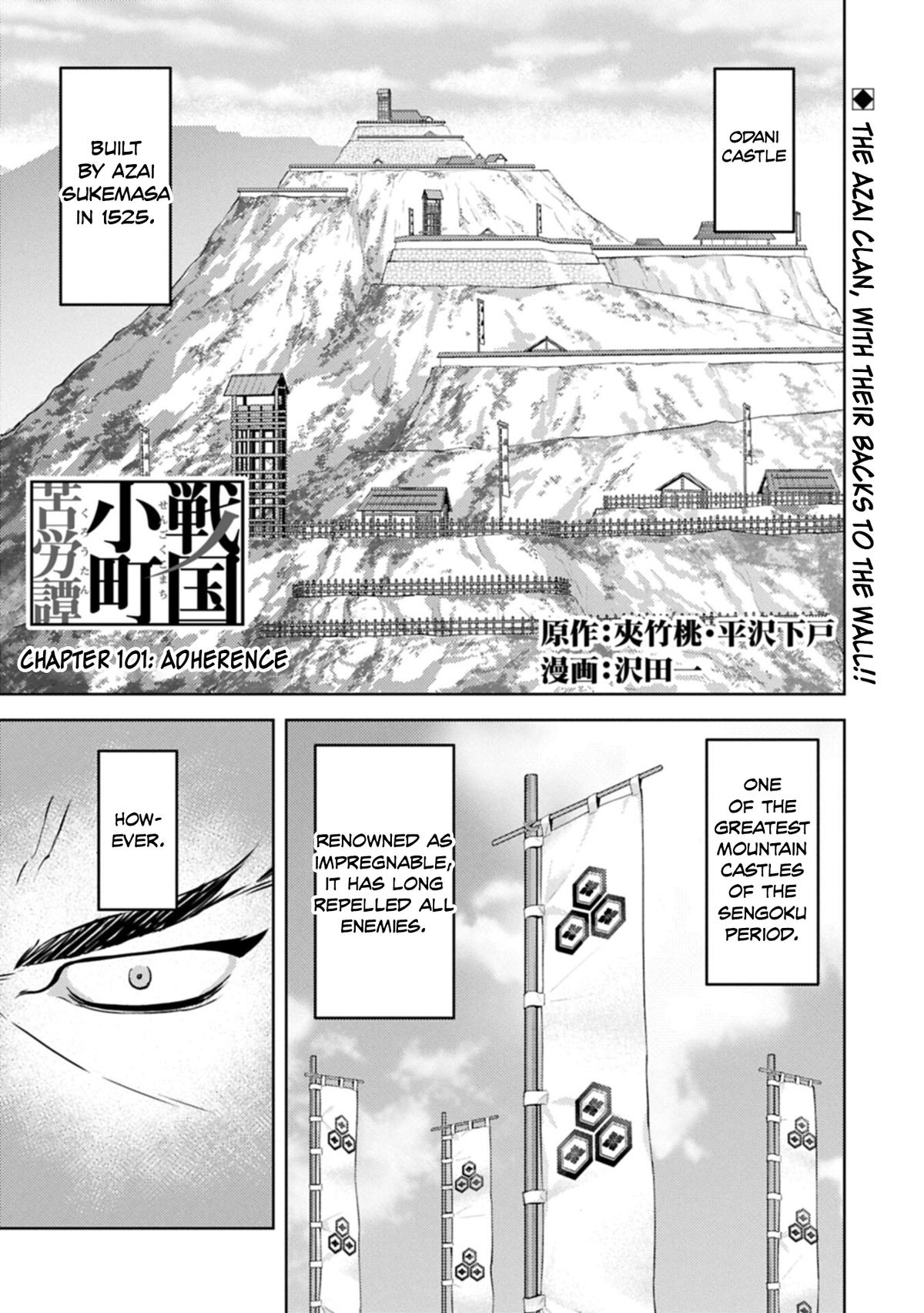 Sengoku Komachi Kuroutan: Noukou Giga Chap 101 - Next Chap 102