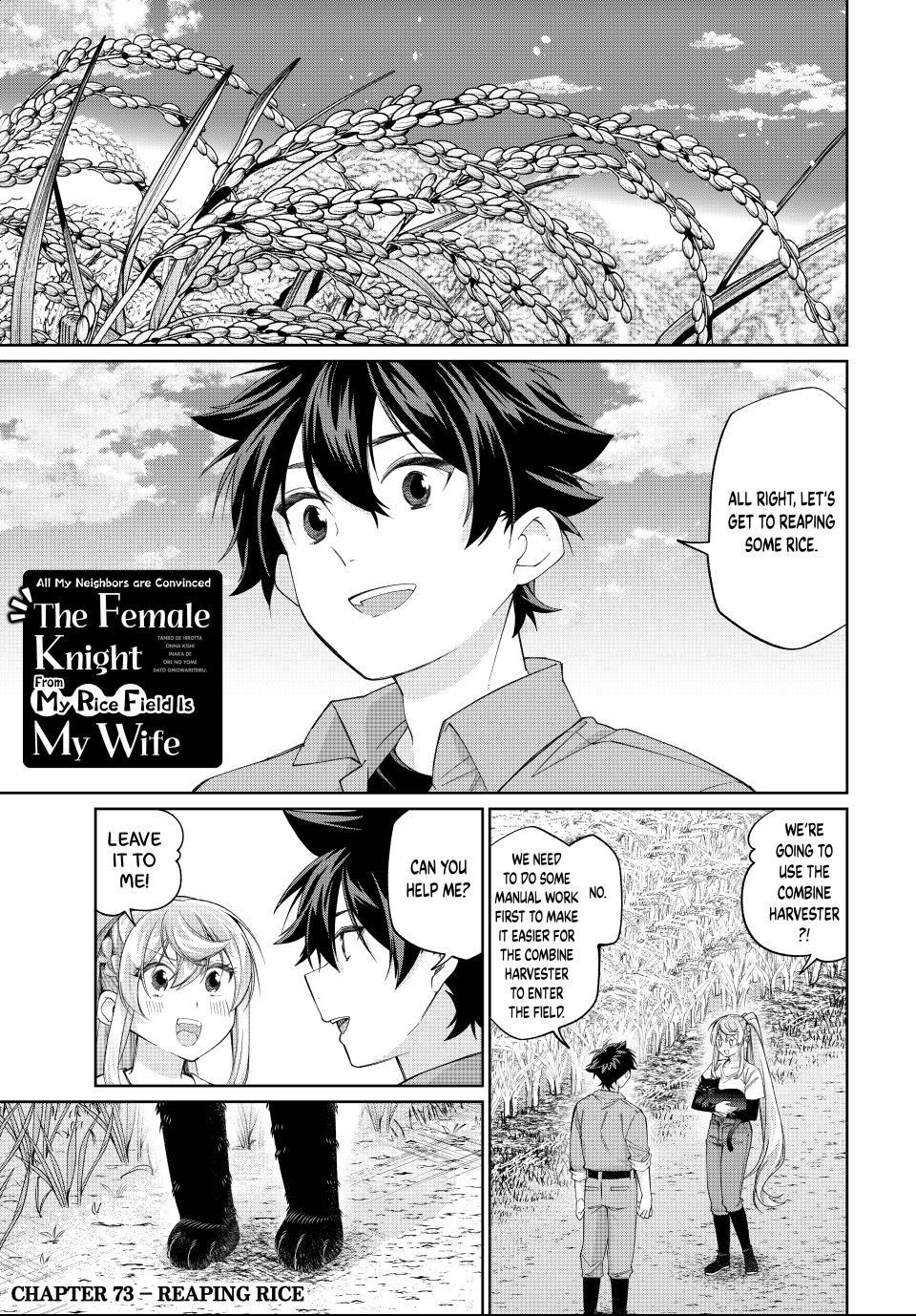 Tanbo de Hirotta Onna Kishi, Inaka de Ore no Yome dato Omowareteiru Chap 73 - Next Chap 74