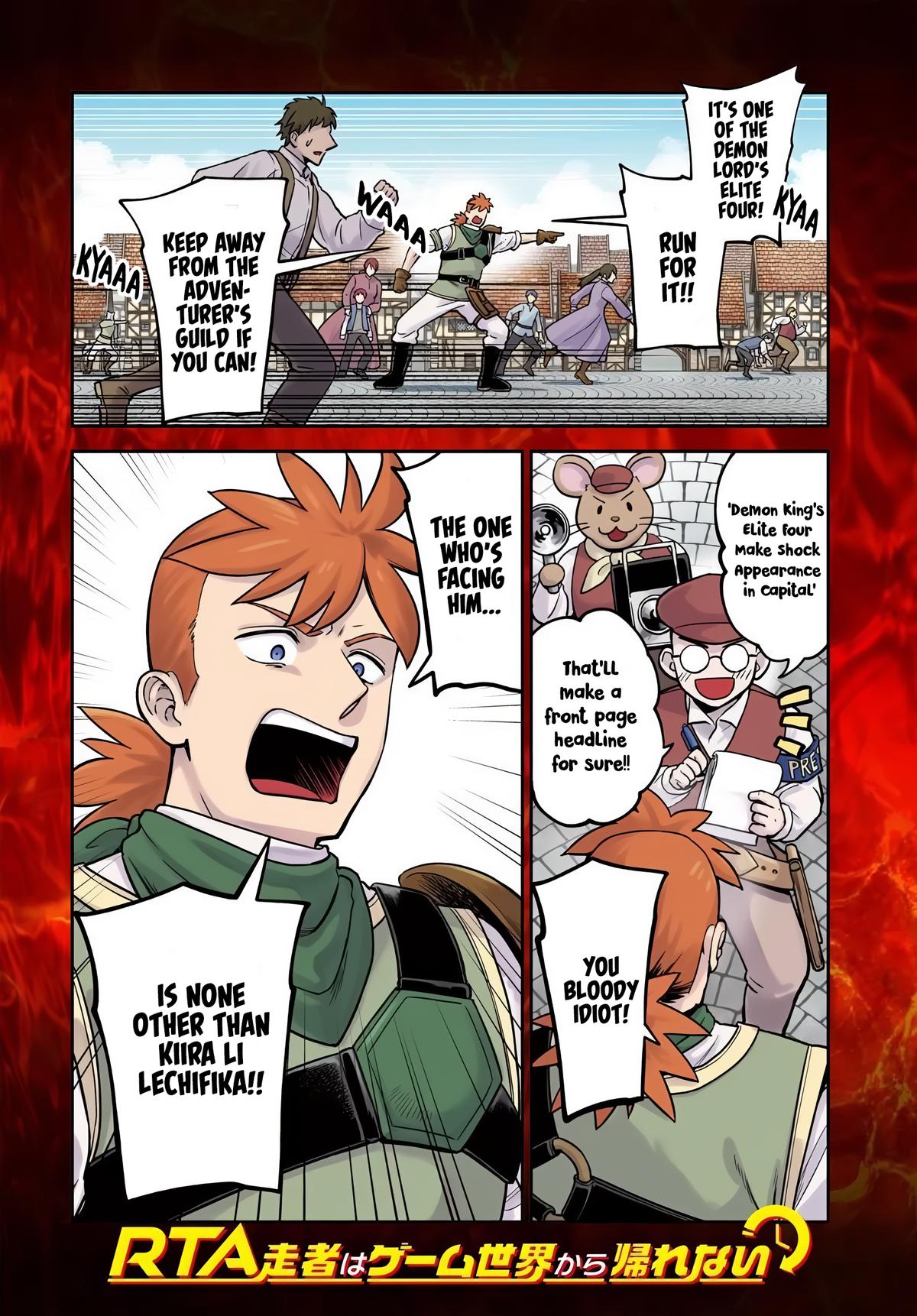 RTA Sousha wa Game Sekai kara Kaerenai Chap 28 - Next Chap 29