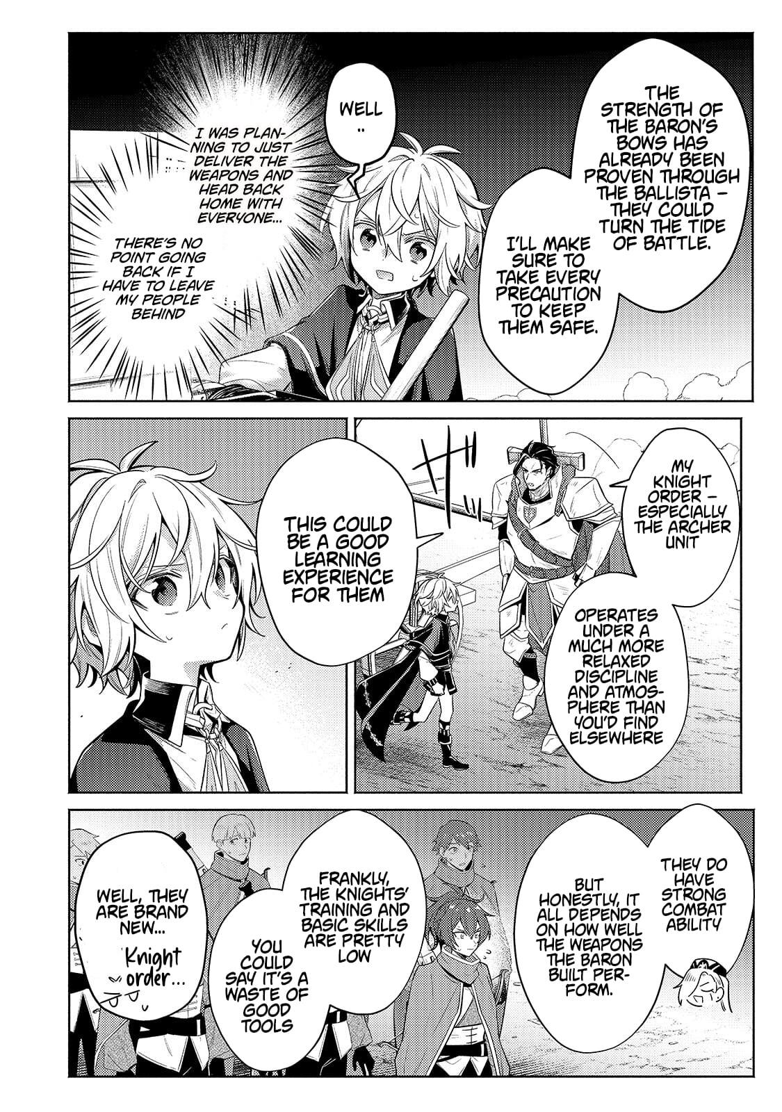 Okiraku Ryoushu no Tanoshii Ryouchi Bouei Chap 43.1 - Next Chap 44.1