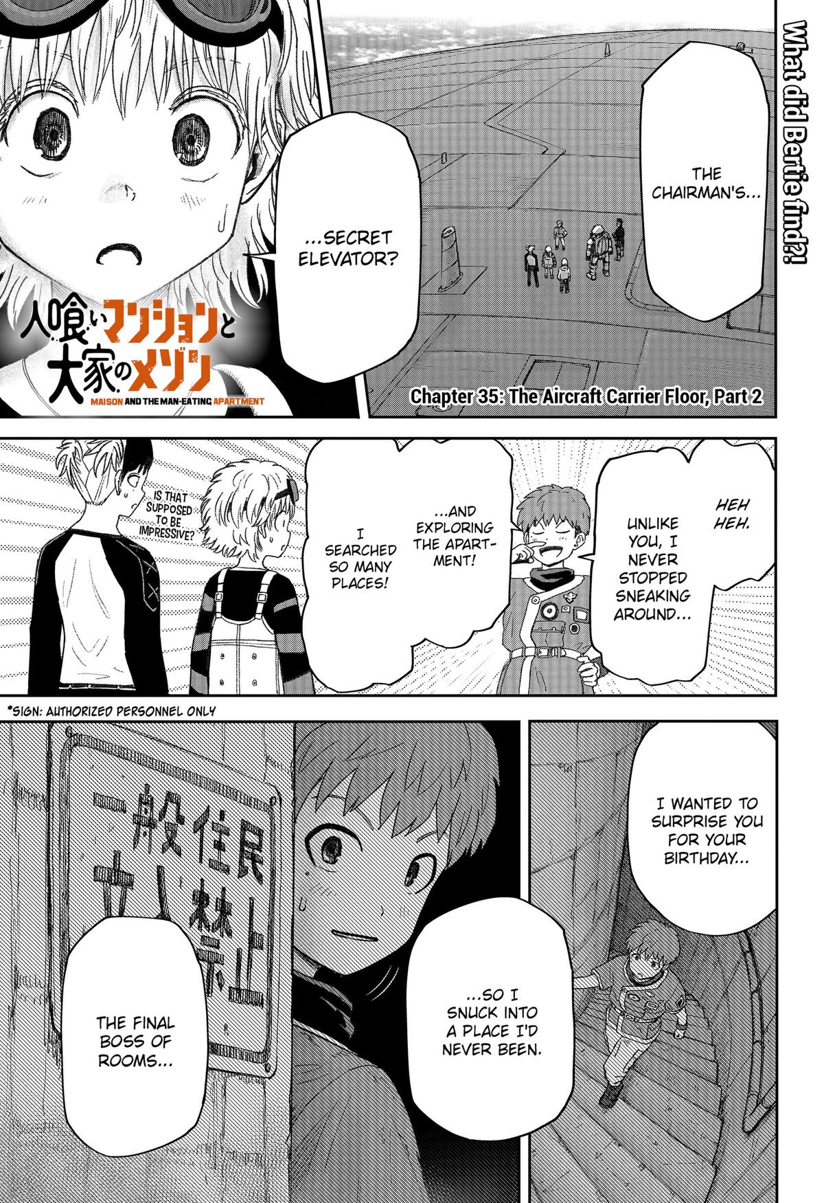 Maison and the Man-Eating Apartment Chap 35 - Next Chap 36