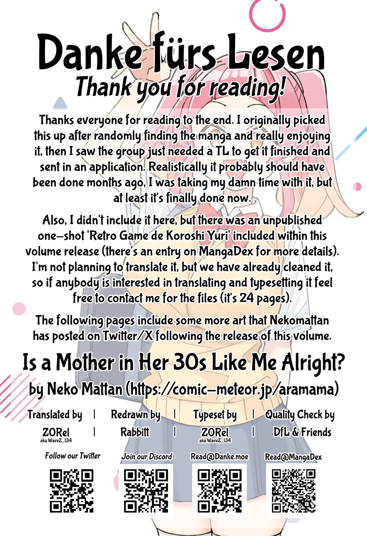 Around 30 Mama no Watashi de Ii no? Chap 55 - Next Chap 56
