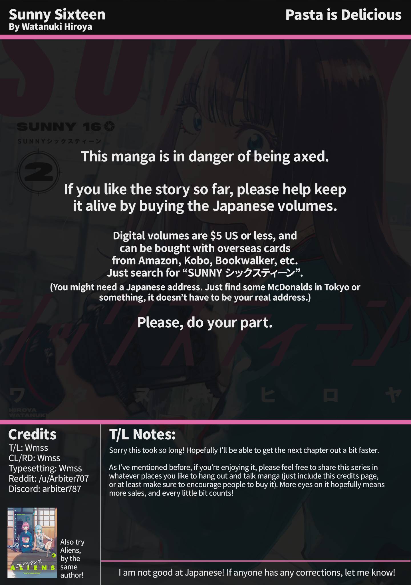 Sunny Sixteen Chap 11 - Next Chap 12
