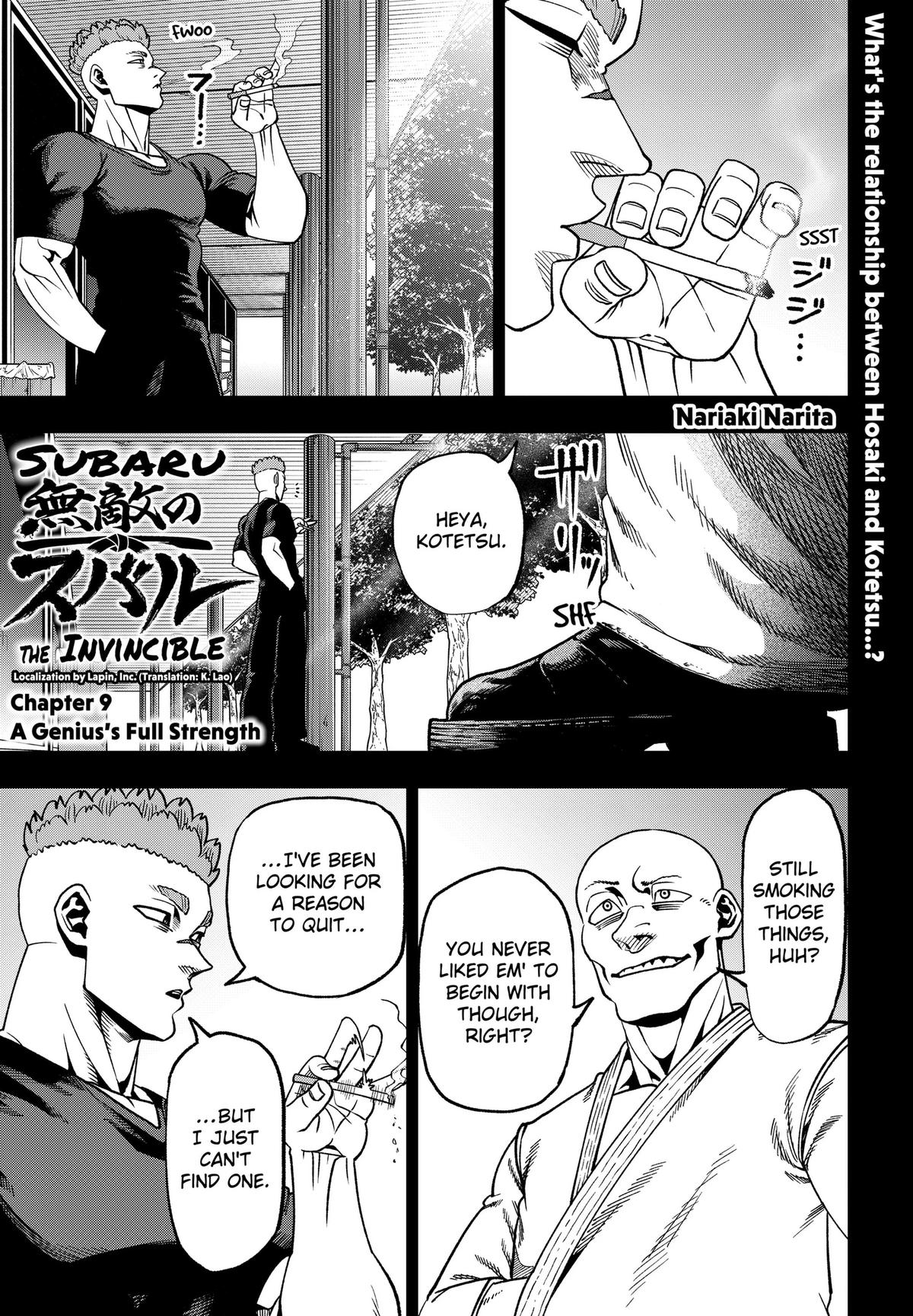 Muteki no Subaru Chap 9 - Next Chap 10