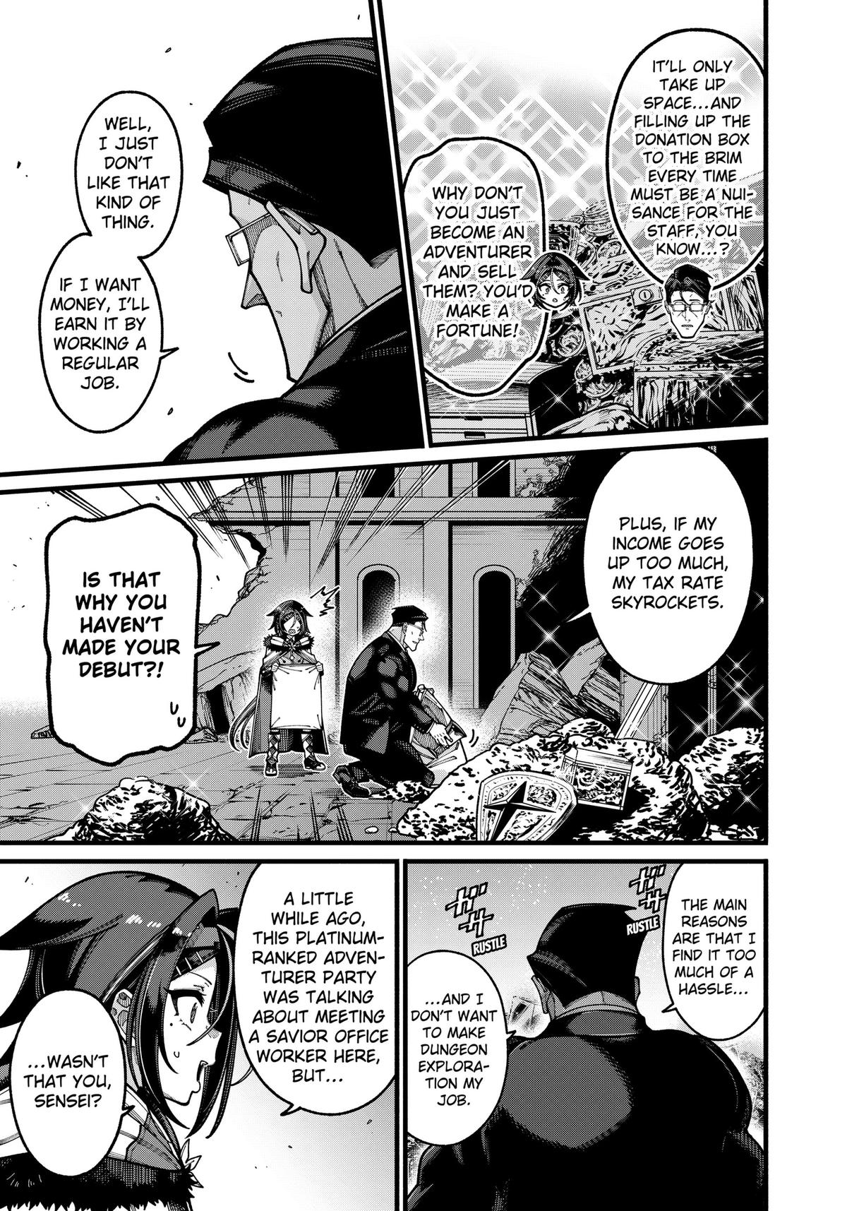 Jimi na Ojisan, Jitsu wa Eiyuu deshita. Jikaku ga Nai Mama Musou shitetara, Mei no Dungeon Haishin de Sarasareteta you desu Chap 30 - Next Chap 31