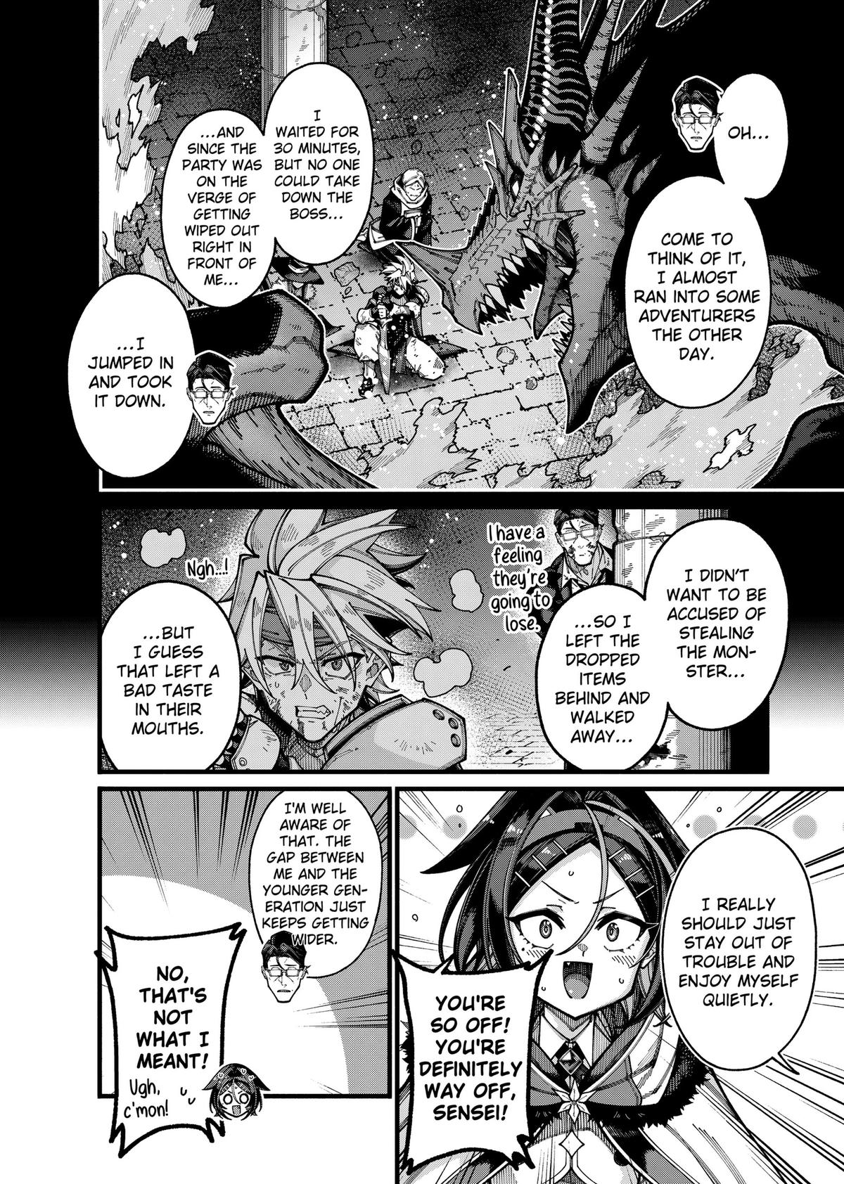 Jimi na Ojisan, Jitsu wa Eiyuu deshita. Jikaku ga Nai Mama Musou shitetara, Mei no Dungeon Haishin de Sarasareteta you desu Chap 30 - Next Chap 31