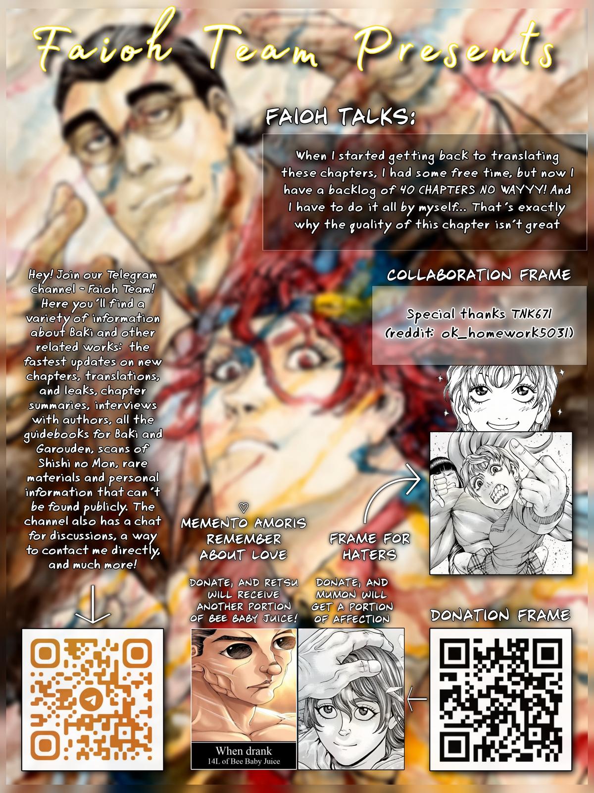 Baki Gaiden: Retsu Kaiou wa Isekai Tensei shitemo Ikkou ni Kamawan! Chap 69 - Next Chap 70