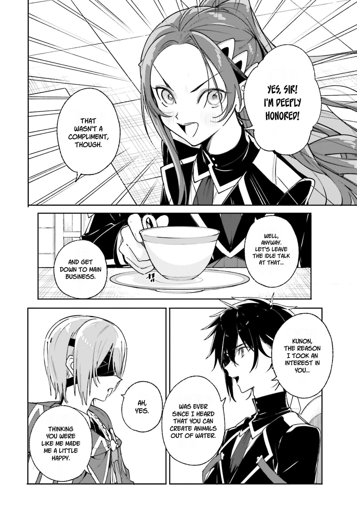 Majutsushi Kunon wa Mieteiru Chap 38 - Next Chap 39