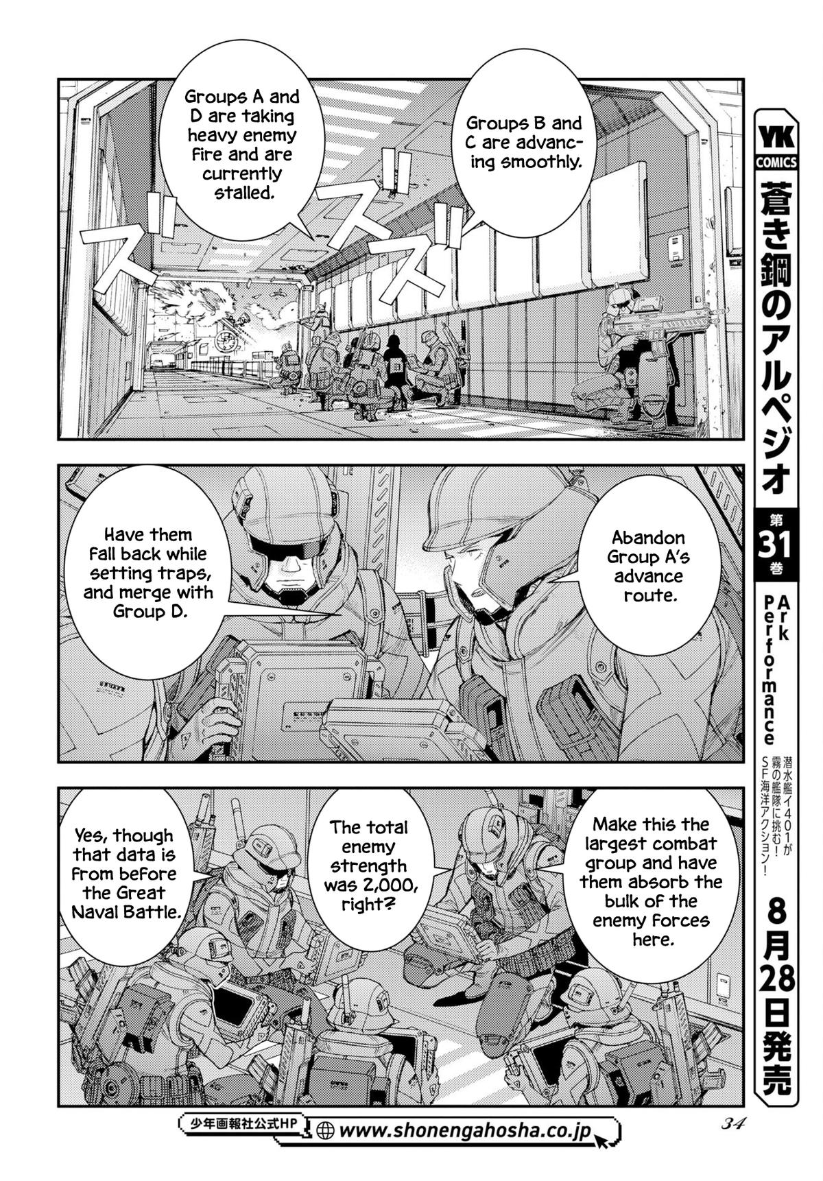 Aoki Hagane no Arpeggio Chap 179 - Next Chap 180