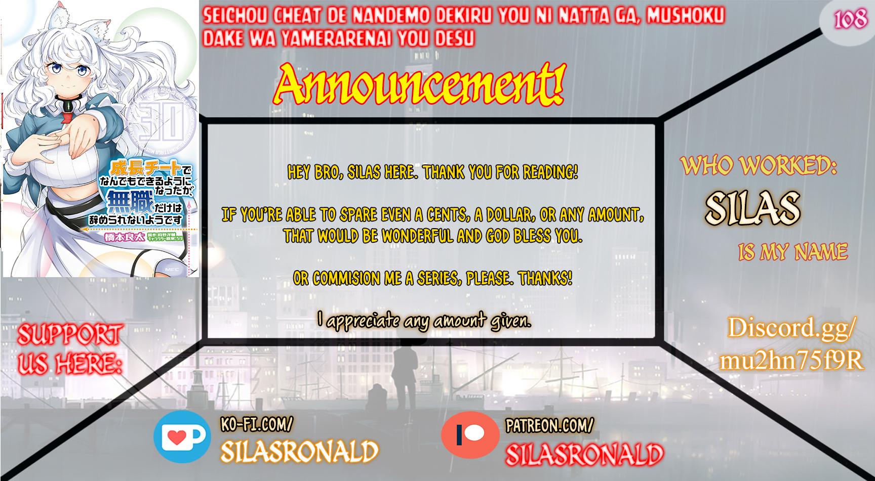Seichou Cheat de Nandemo Dekiru you ni Natta ga Chap 108 - Next Chap 109