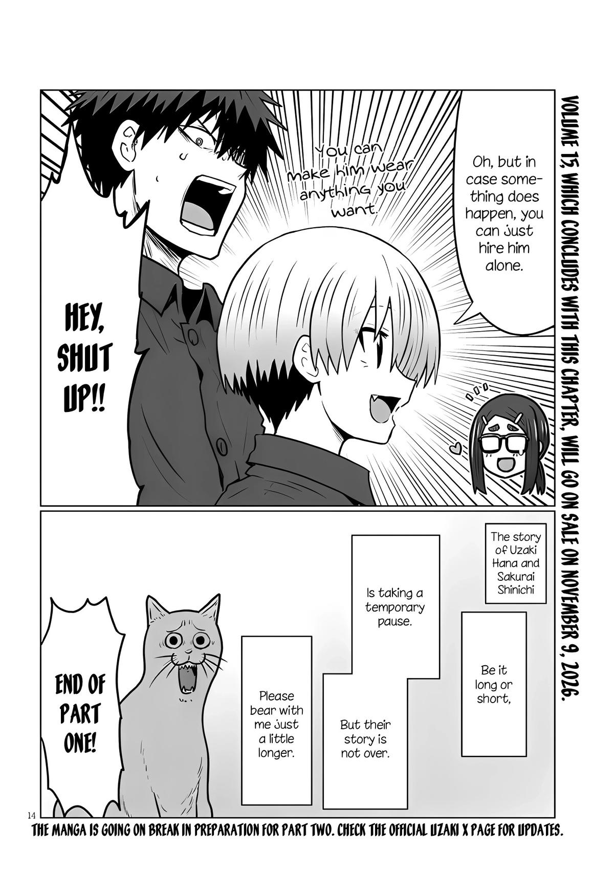 Uzaki-chan wa Asobitai! Chap 142 - Next Chap 143