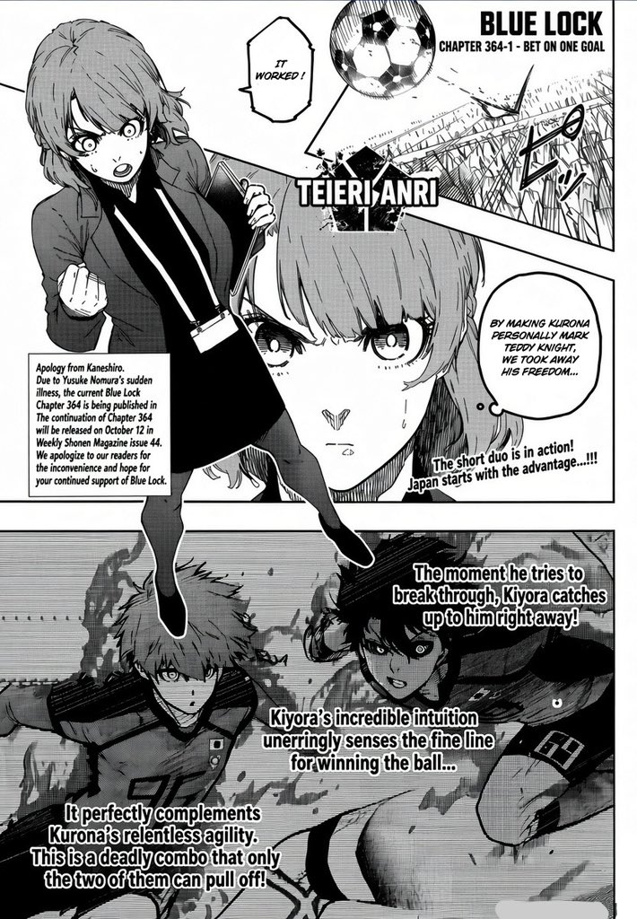 Blue Lock English version Chap 364 - Next Chap 365