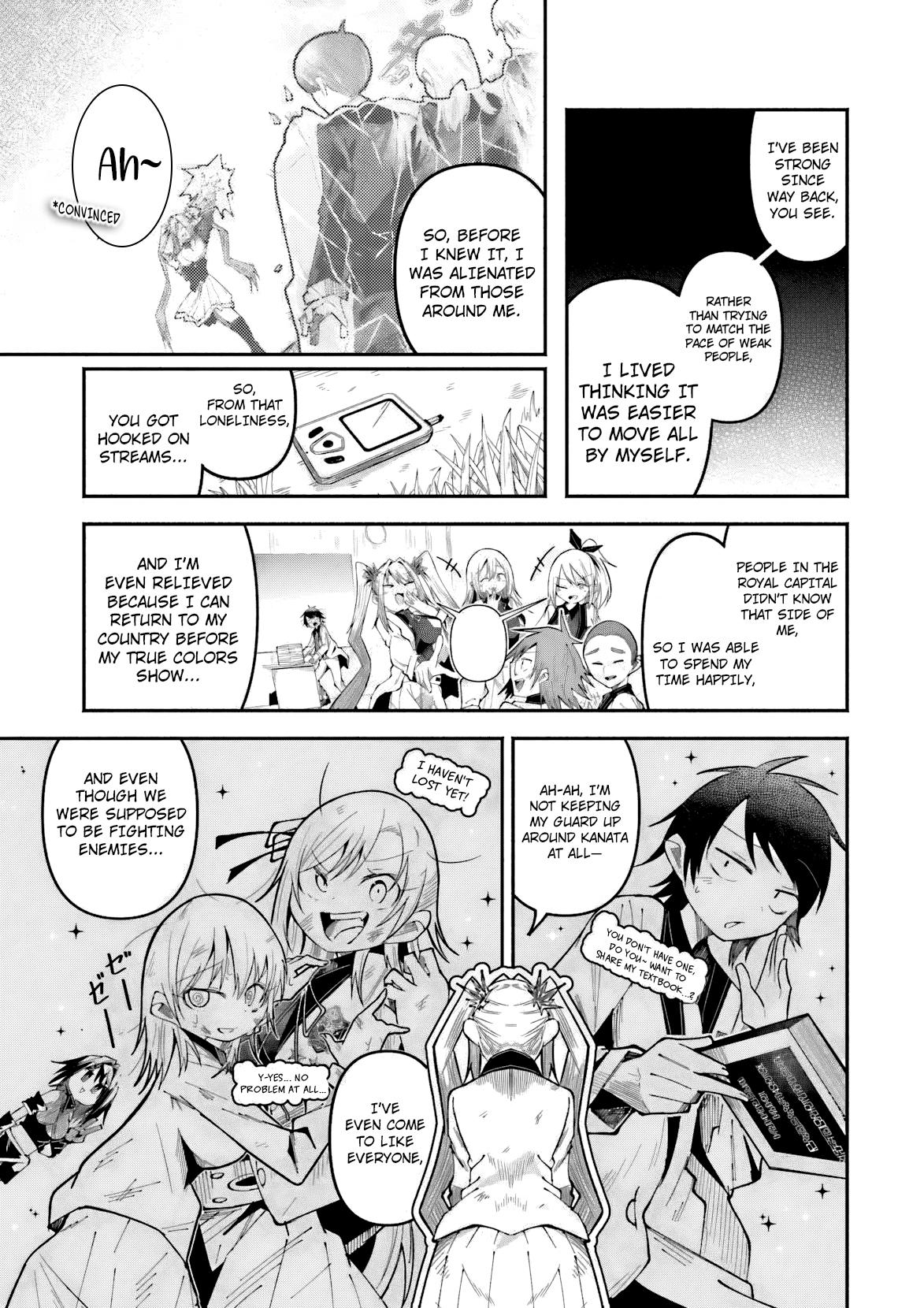 Isekai de Haishin Katsudou wo Shitara Tairyou no Yandere Shinja wo Umidashiteshimatta Ken Chap 61 - Next Chap 62