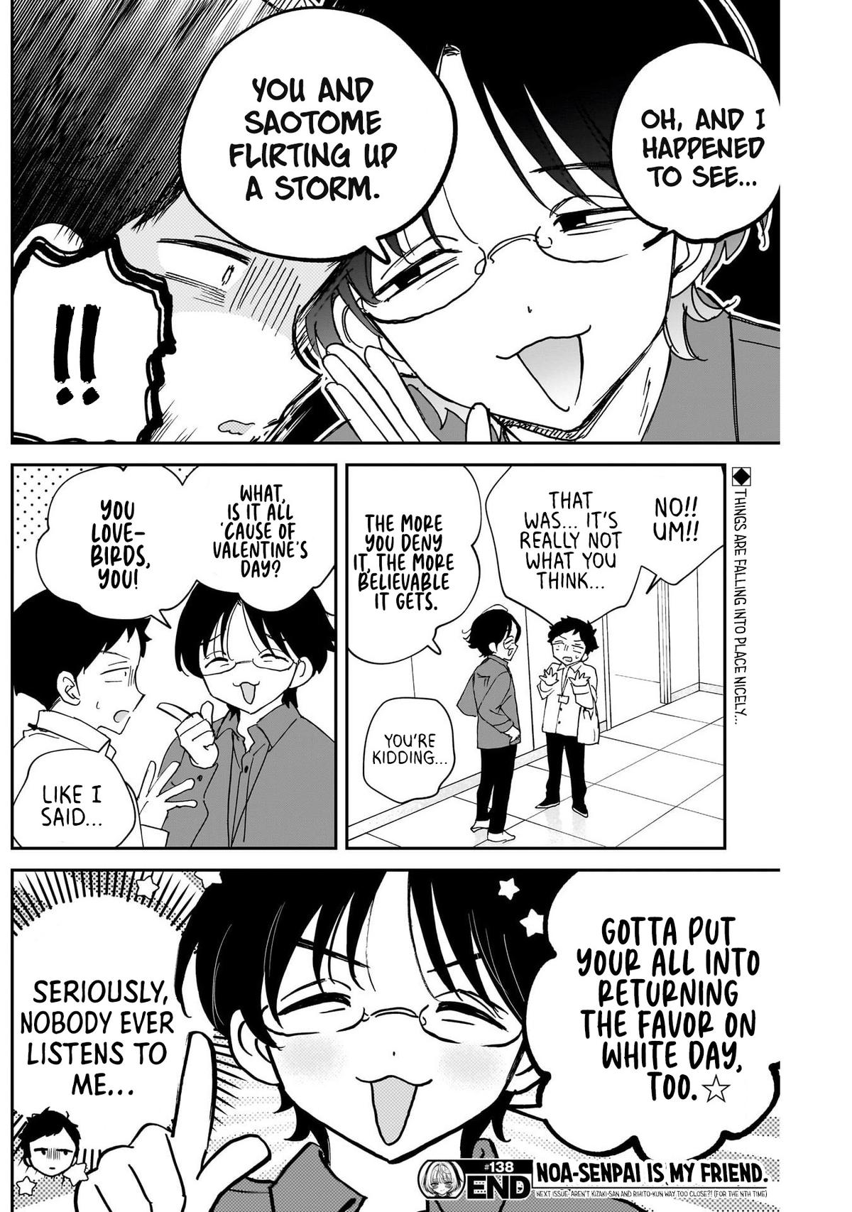 Noa-senpai wa Tomodachi. Chap 138 - Next Chap 139