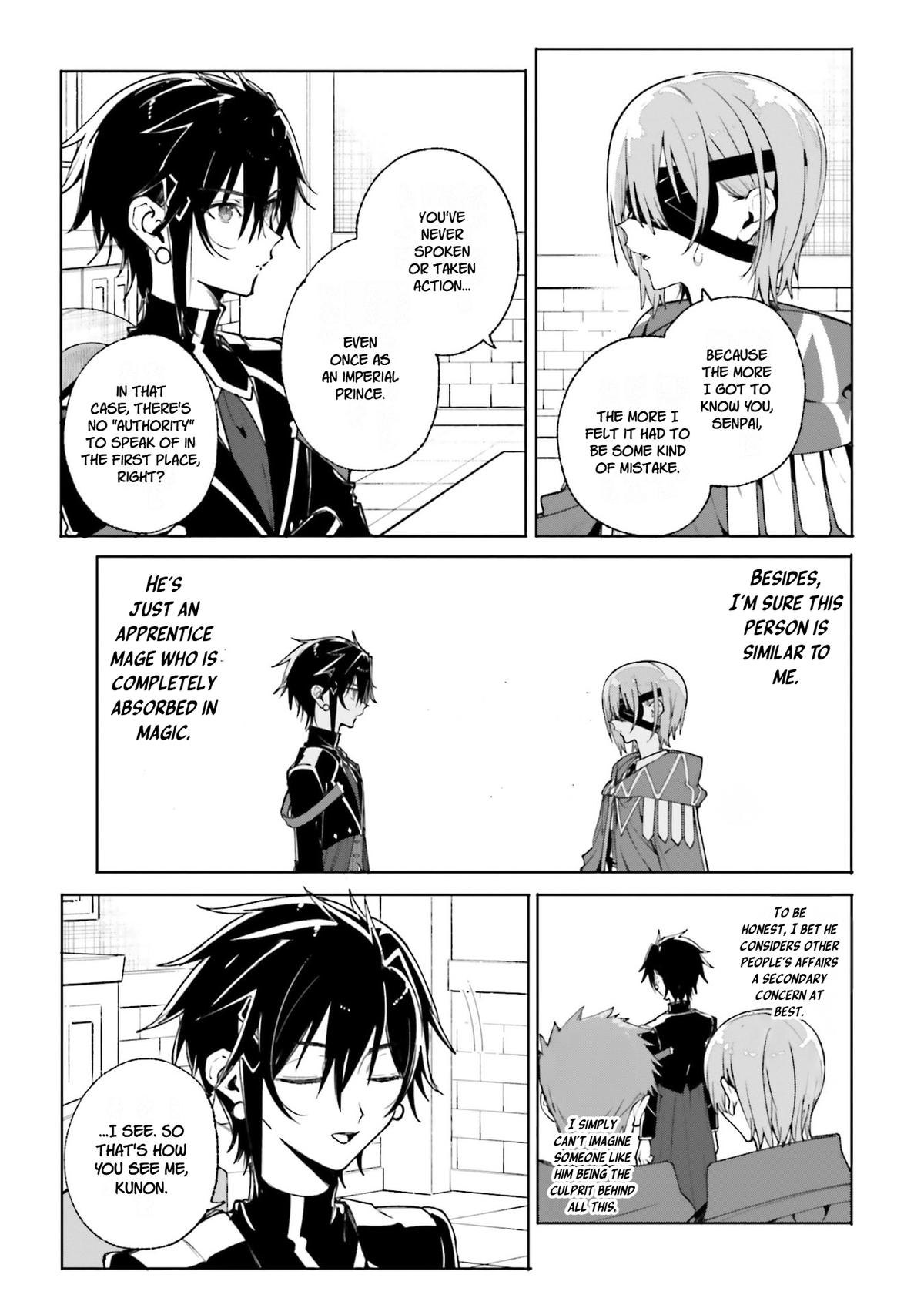 Majutsushi Kunon wa Mieteiru Chap 39 - Next Chap 40