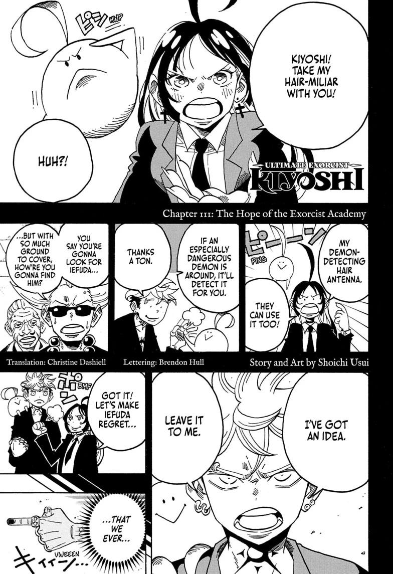 Exorcist no Kiyoshi-kun Chap 111 - Next Chap 112