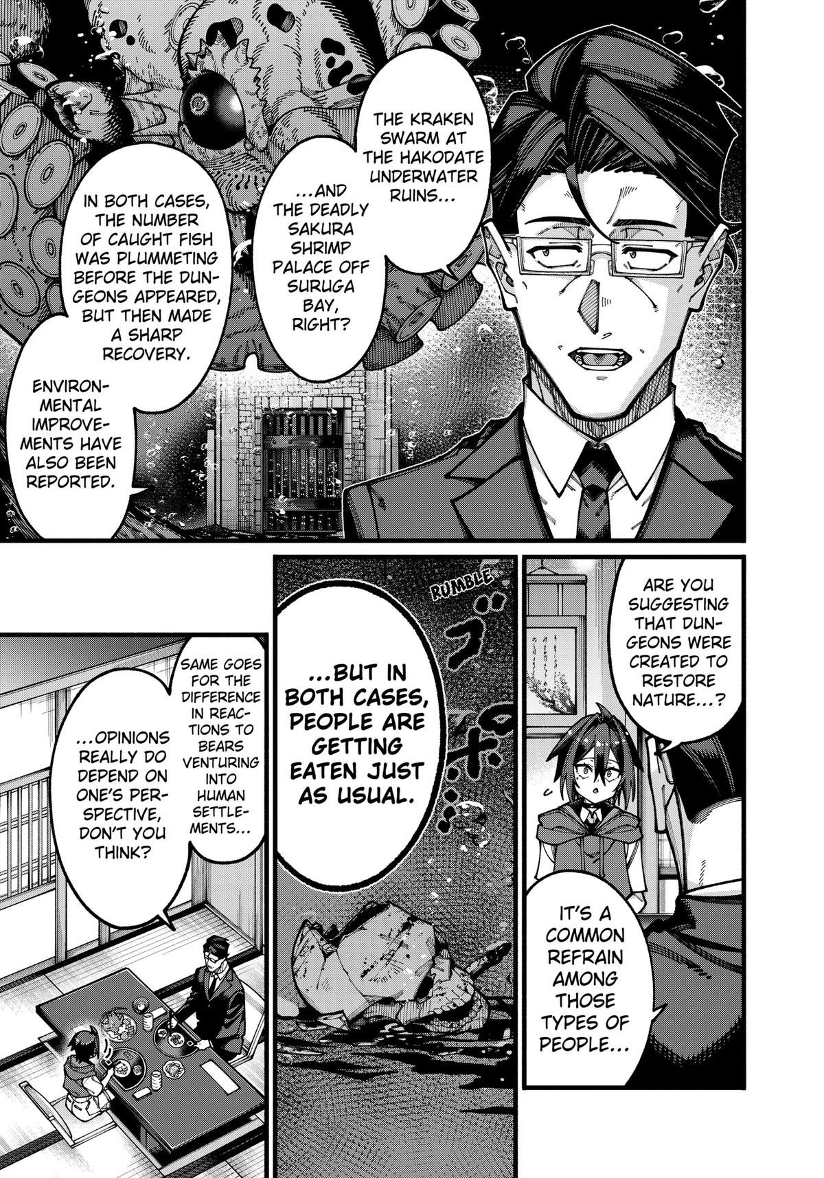 Jimi na Ojisan, Jitsu wa Eiyuu deshita. Jikaku ga Nai Mama Musou shitetara, Mei no Dungeon Haishin de Sarasareteta you desu Chap 35 - Next Chap 36