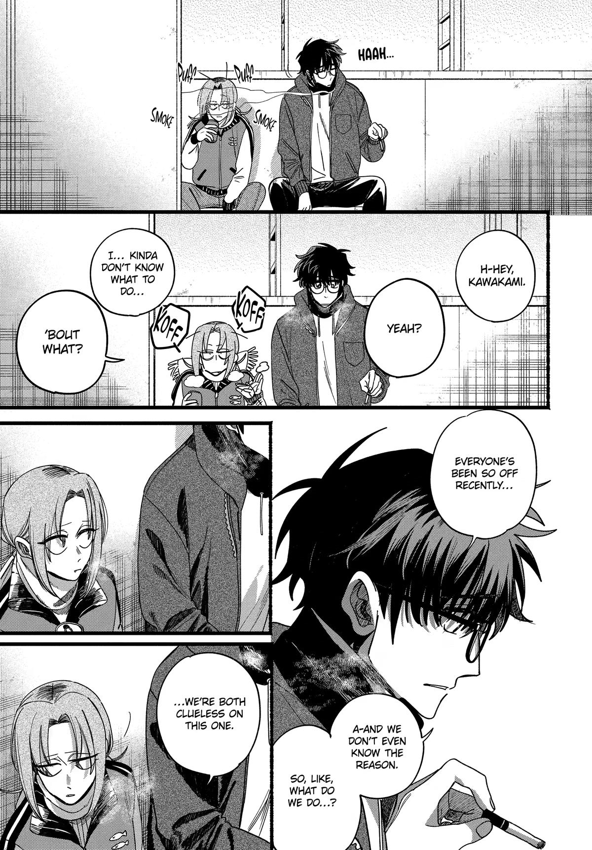 Super no Ura de Yani Suu Futari Chap 65 - Next Chap 66