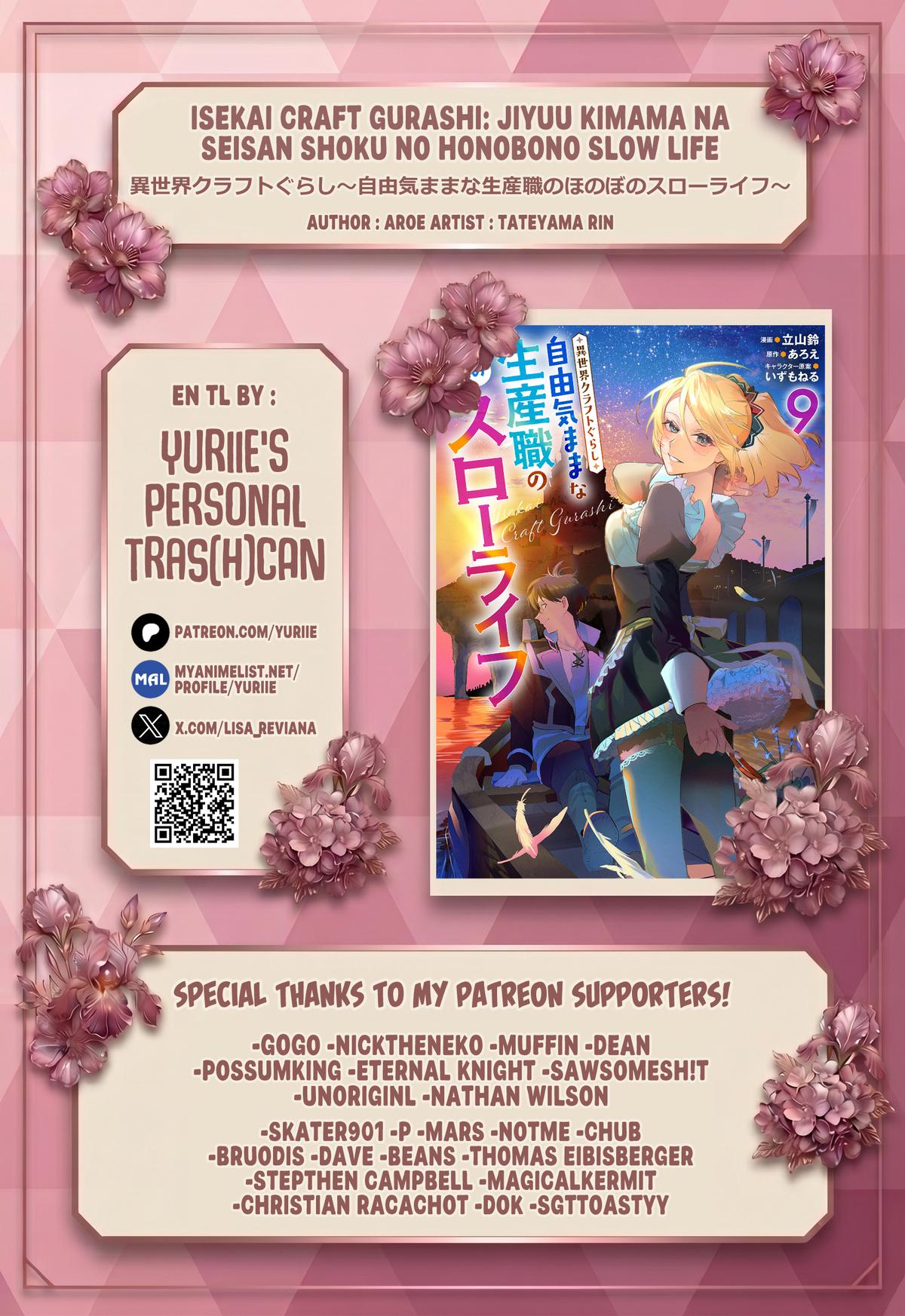 Isekai Craft-gurashi: Jiyuu Kimama na Seisanshoku no Honobono Slow Life Chap 46 - Next Chap 47