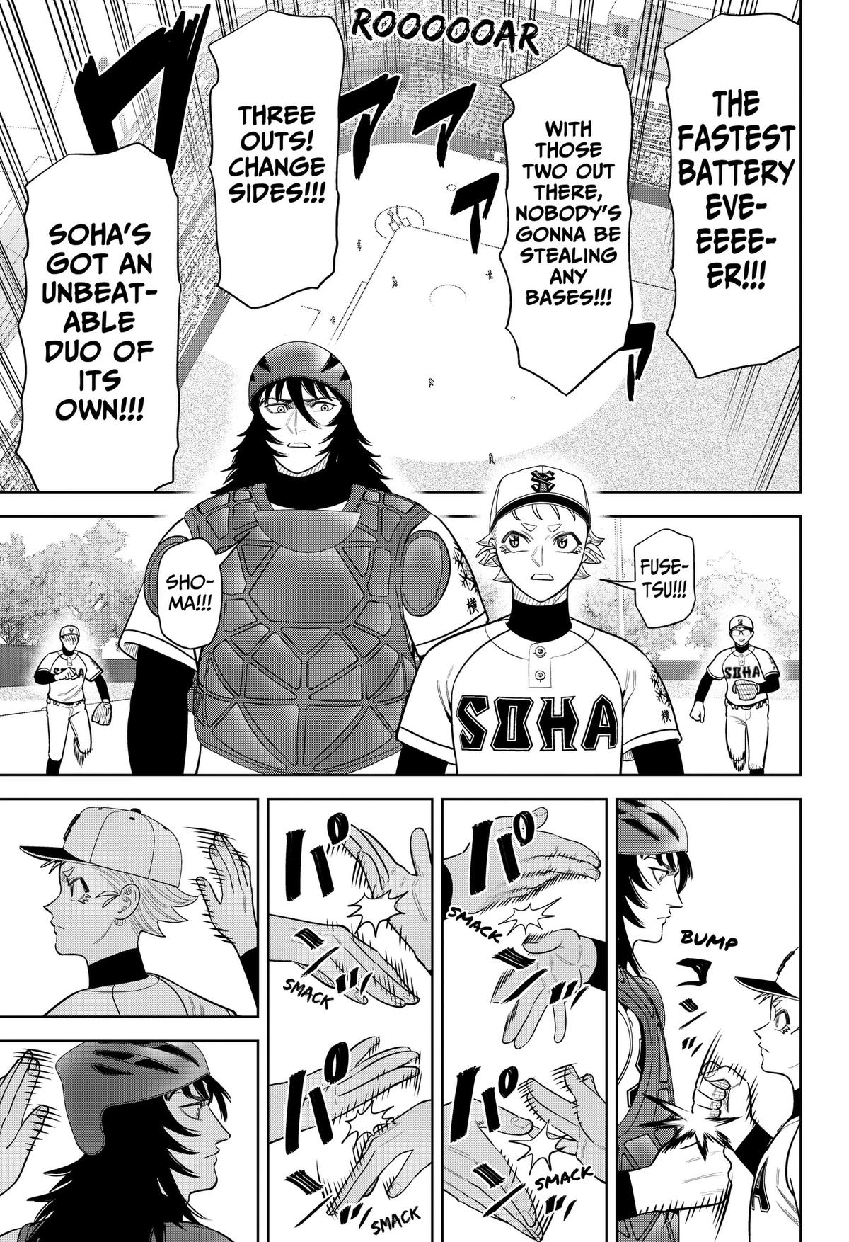 San-kyuu Pitch Chap 55 - Next Chap 56