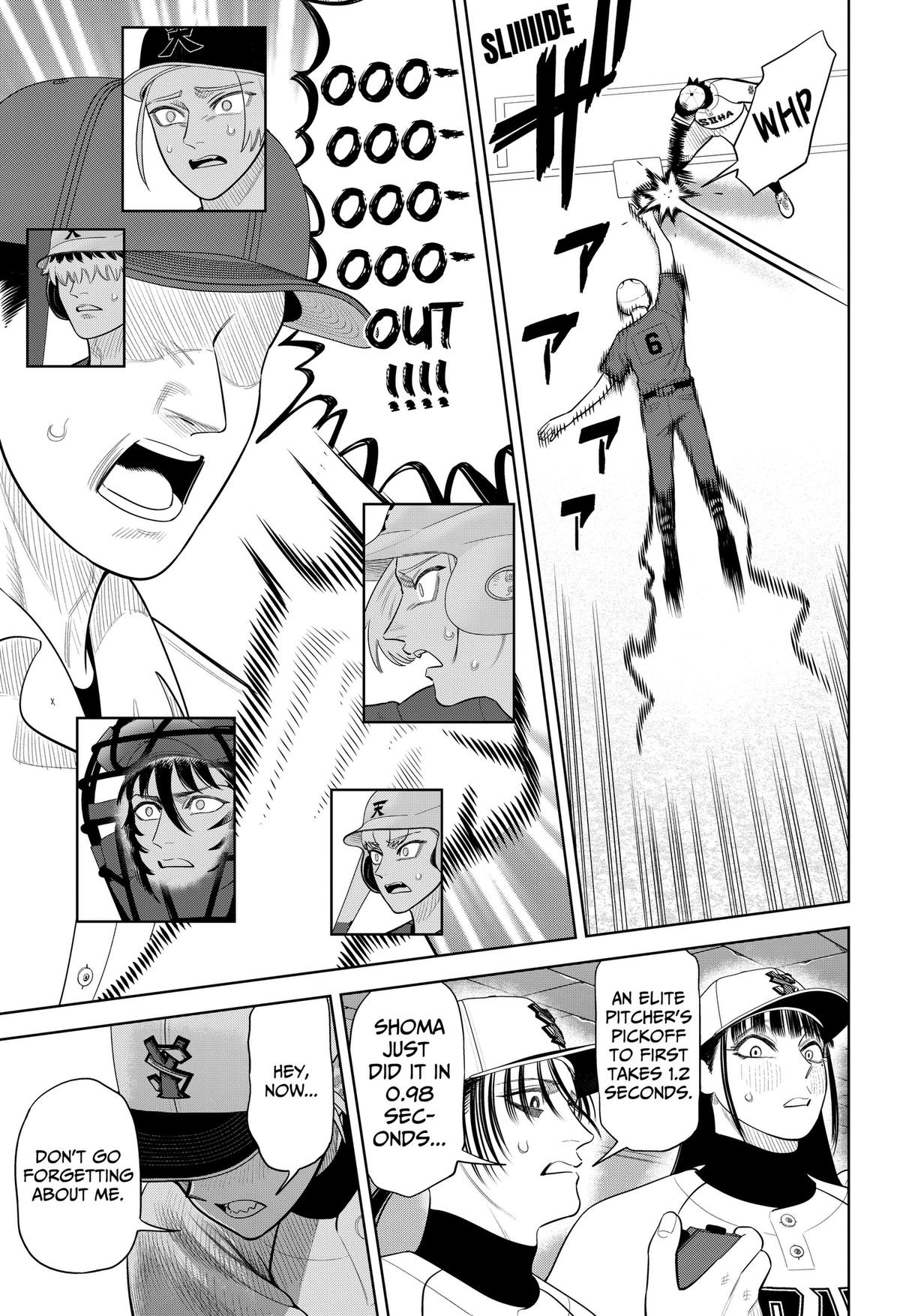 San-kyuu Pitch Chap 55 - Next Chap 56
