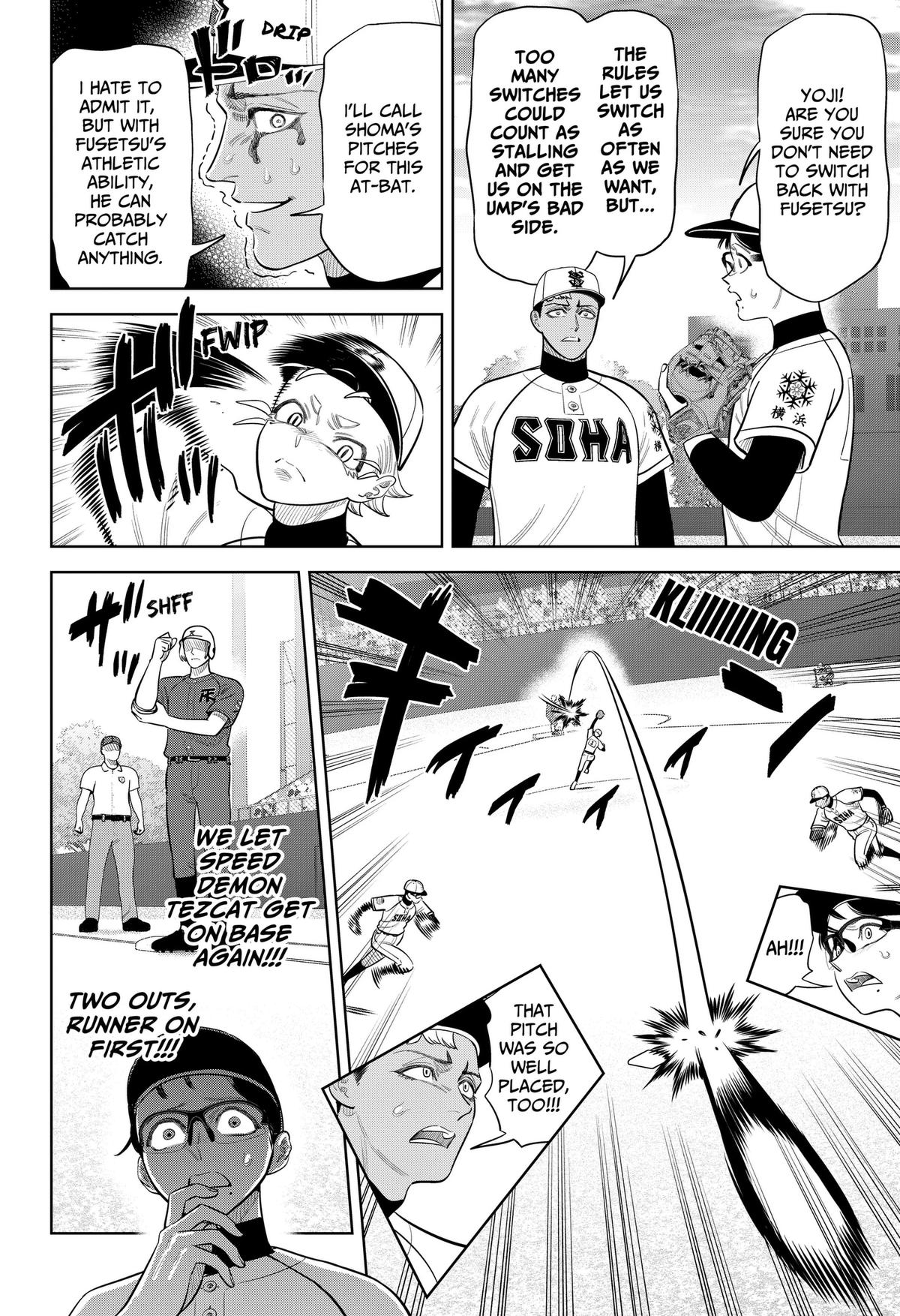 San-kyuu Pitch Chap 55 - Next Chap 56