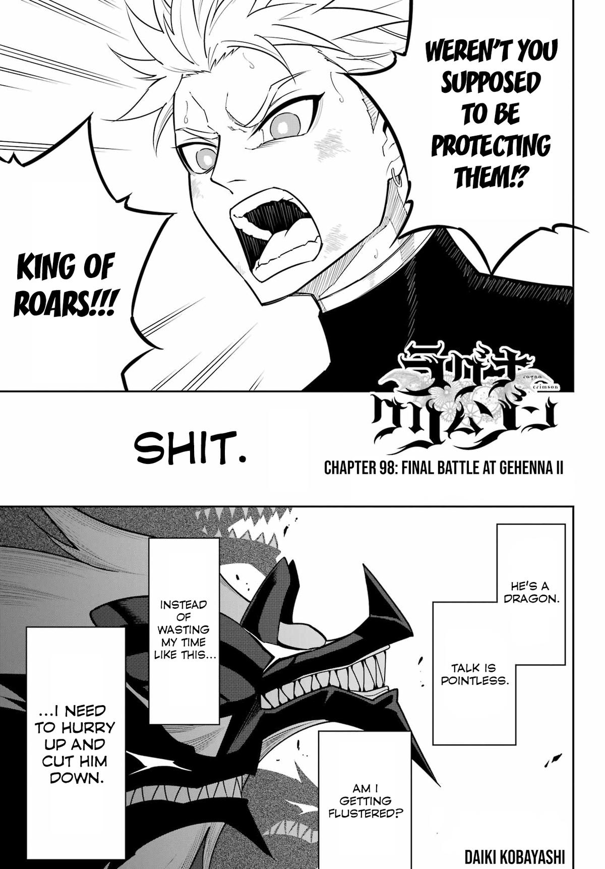 Ragna Crimson Chap 98 - Next Chap 99