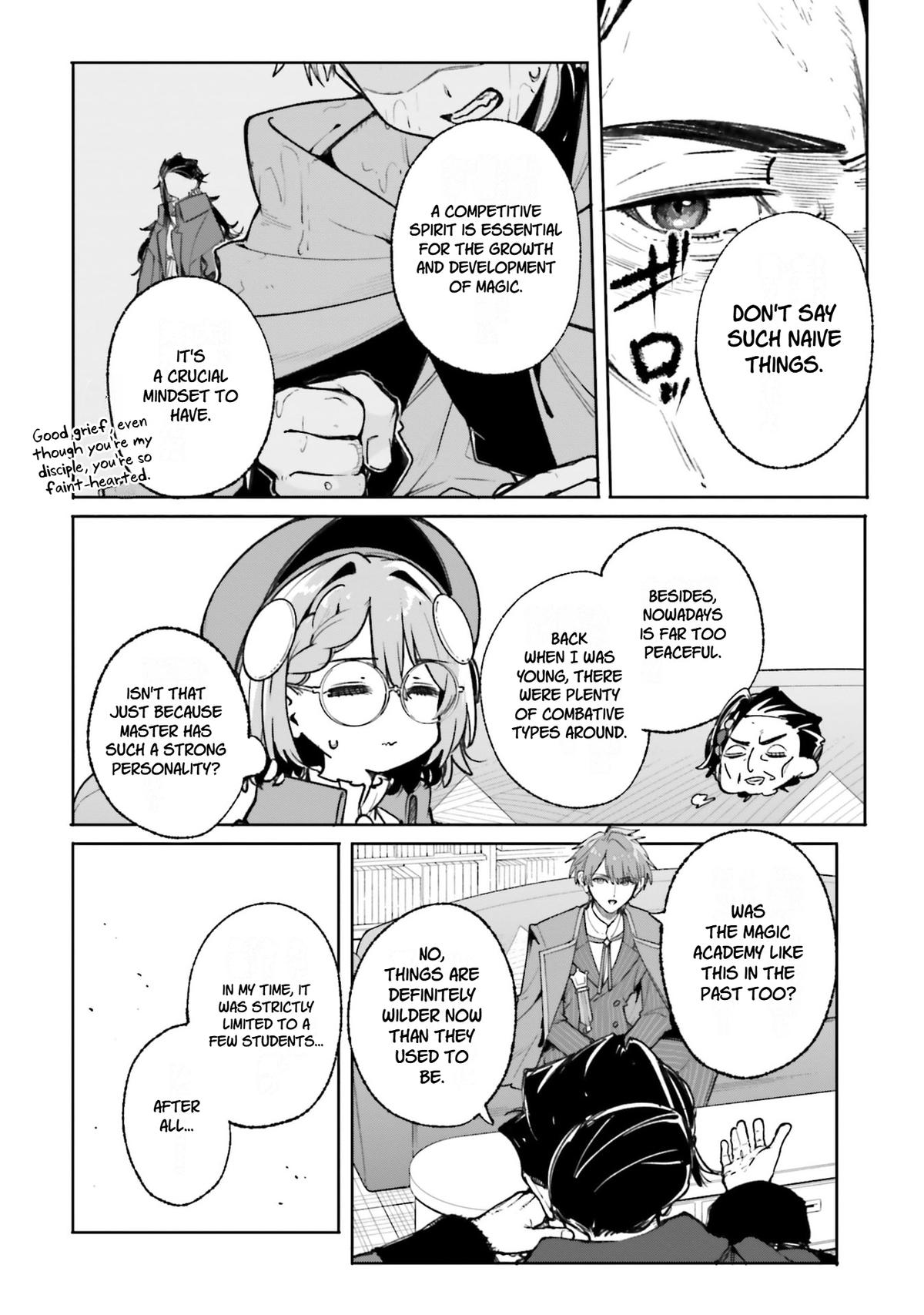 Majutsushi Kunon wa Mieteiru Chap 40 - Next Chap 41