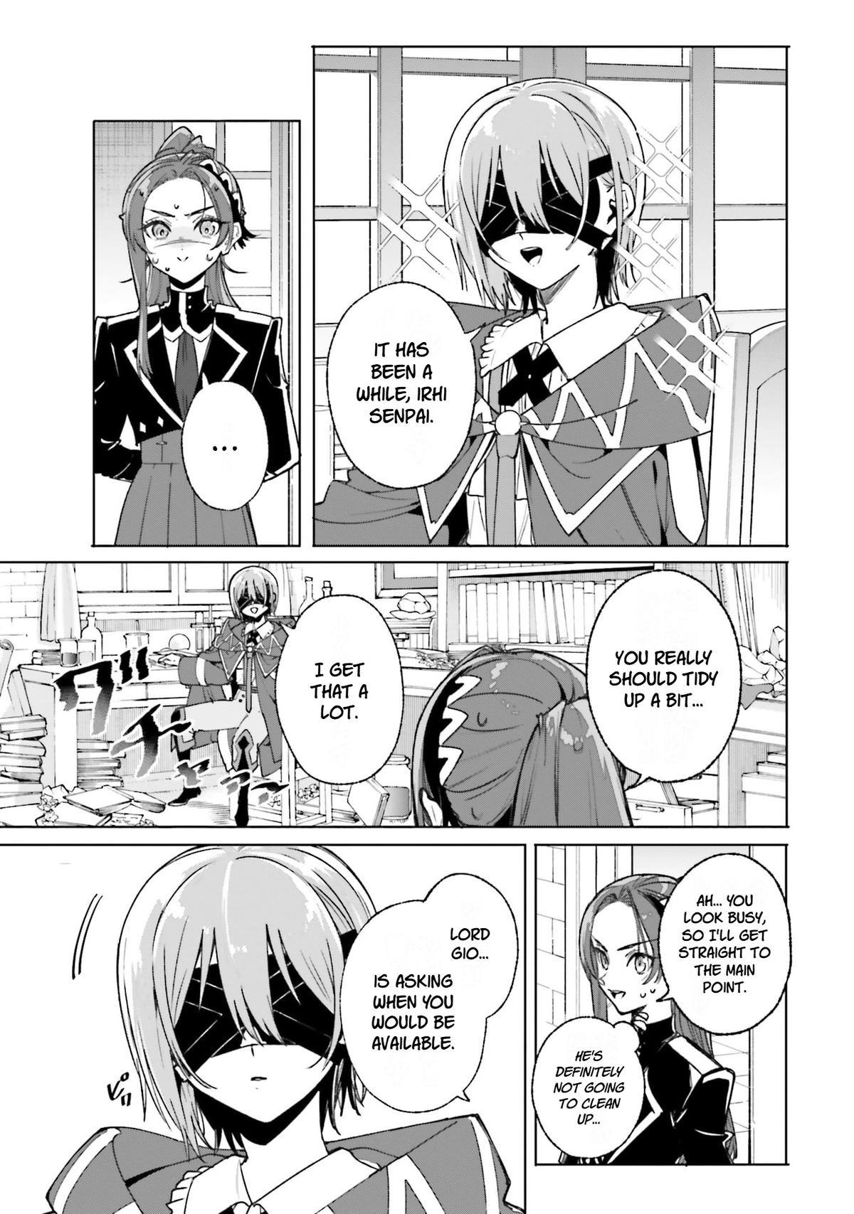 Majutsushi Kunon wa Mieteiru Chap 40 - Next Chap 41