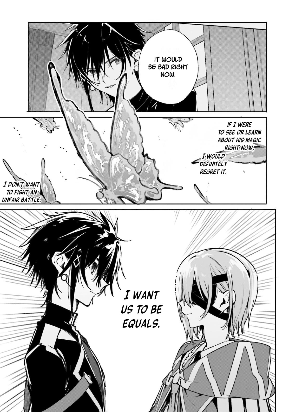 Majutsushi Kunon wa Mieteiru Chap 40 - Next Chap 41