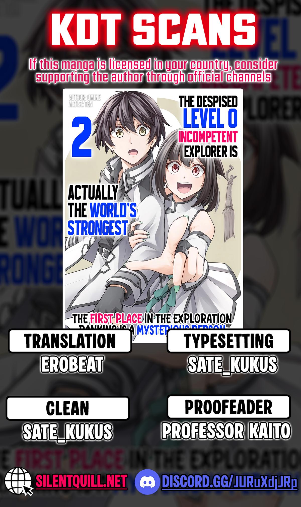 Level 0 no Munou Tansakusha to Sagesumaretemo Jitsu wa Sekai Saikyou desu: Tansaku Ranking 1-i wa Nazo no Hito Chap 18.1 - Next Chap 19.1