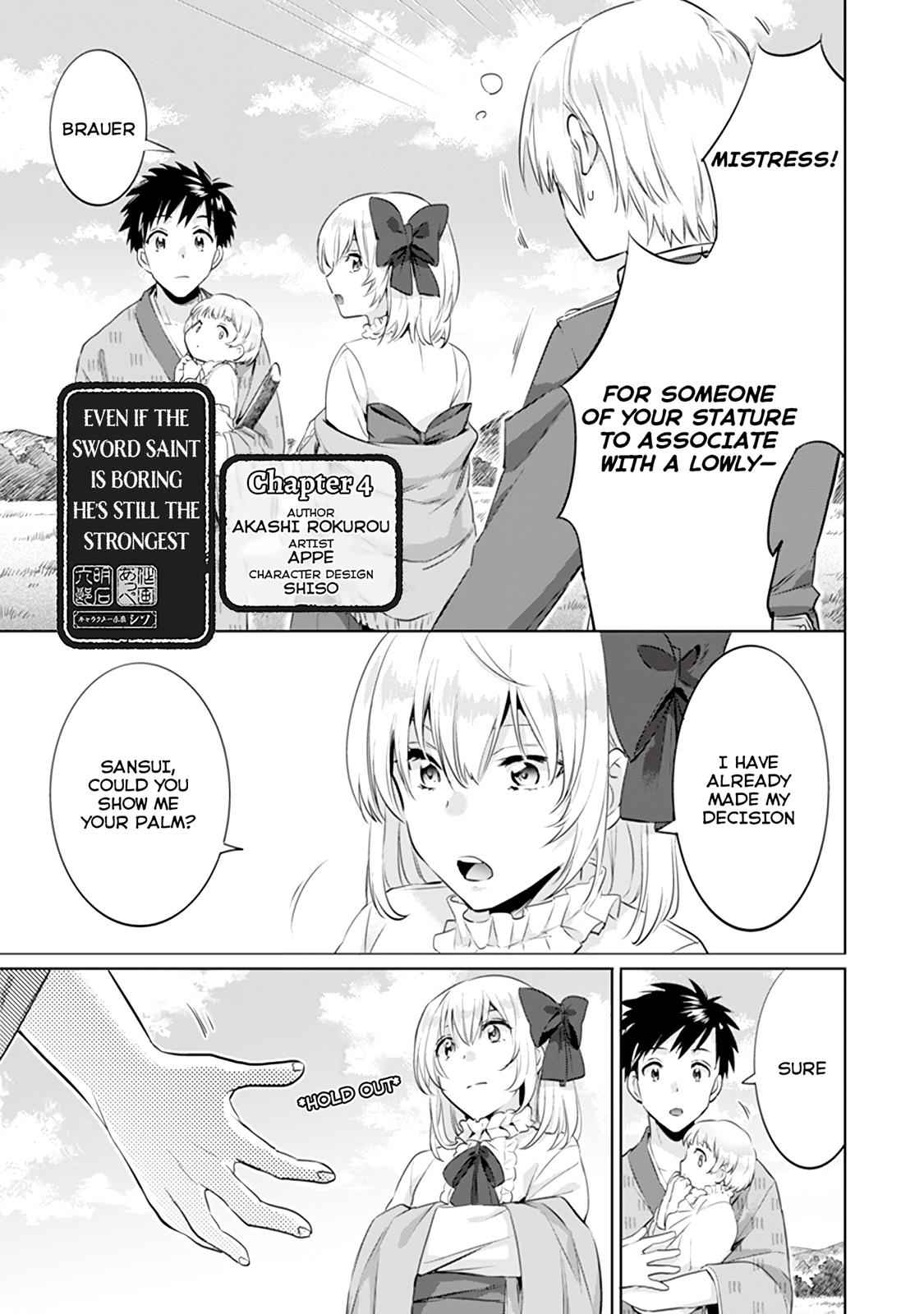 Jimi na Kensei wa Sore Demo Saikyou desu Chap 4 - Next Chap 5