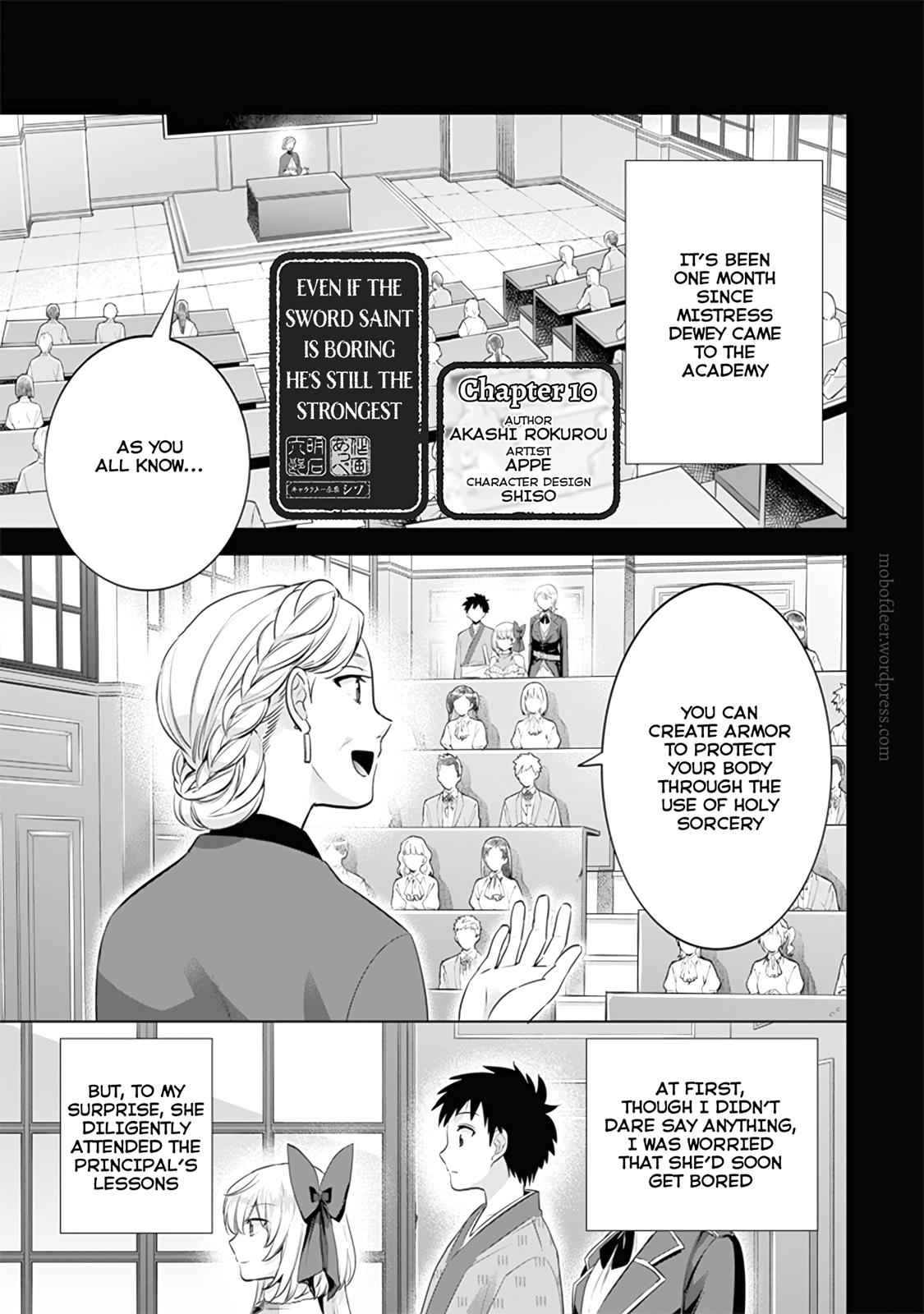 Jimi na Kensei wa Sore Demo Saikyou desu Chap 10 - Next Chap 11