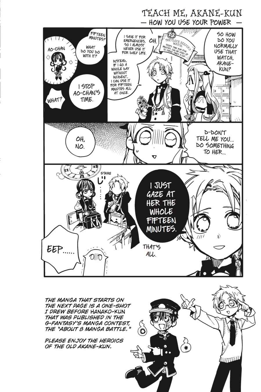 Toilet-Bound Hanako-kun Chap 25 - Next Chap 26