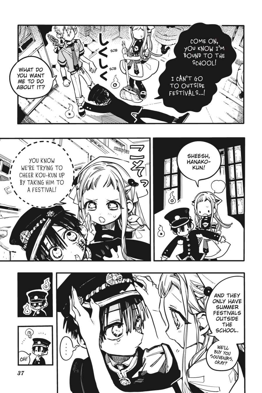 Toilet-Bound Hanako-kun Chap 37 - Next Chap 38