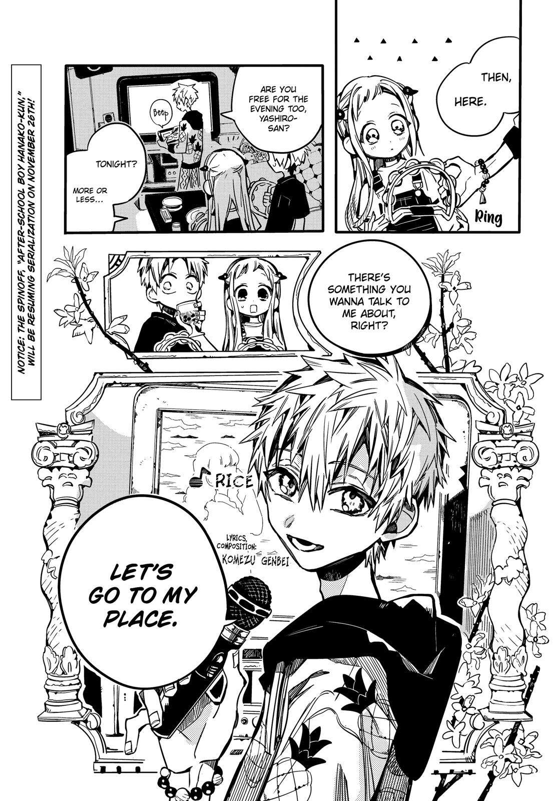 Toilet-Bound Hanako-kun Chap 72 - Next Chap 73