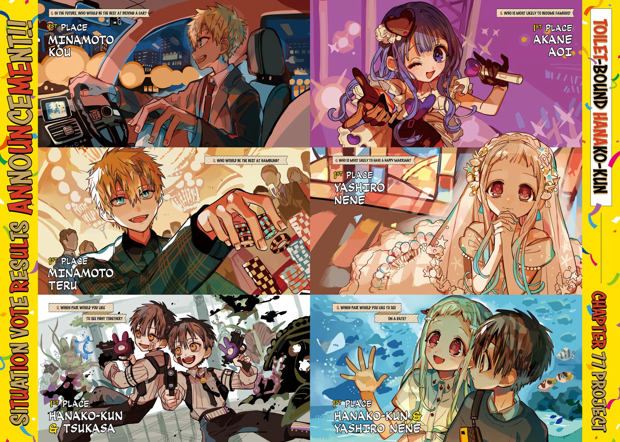 Toilet-Bound Hanako-kun Chap 87 - Next Chap 88