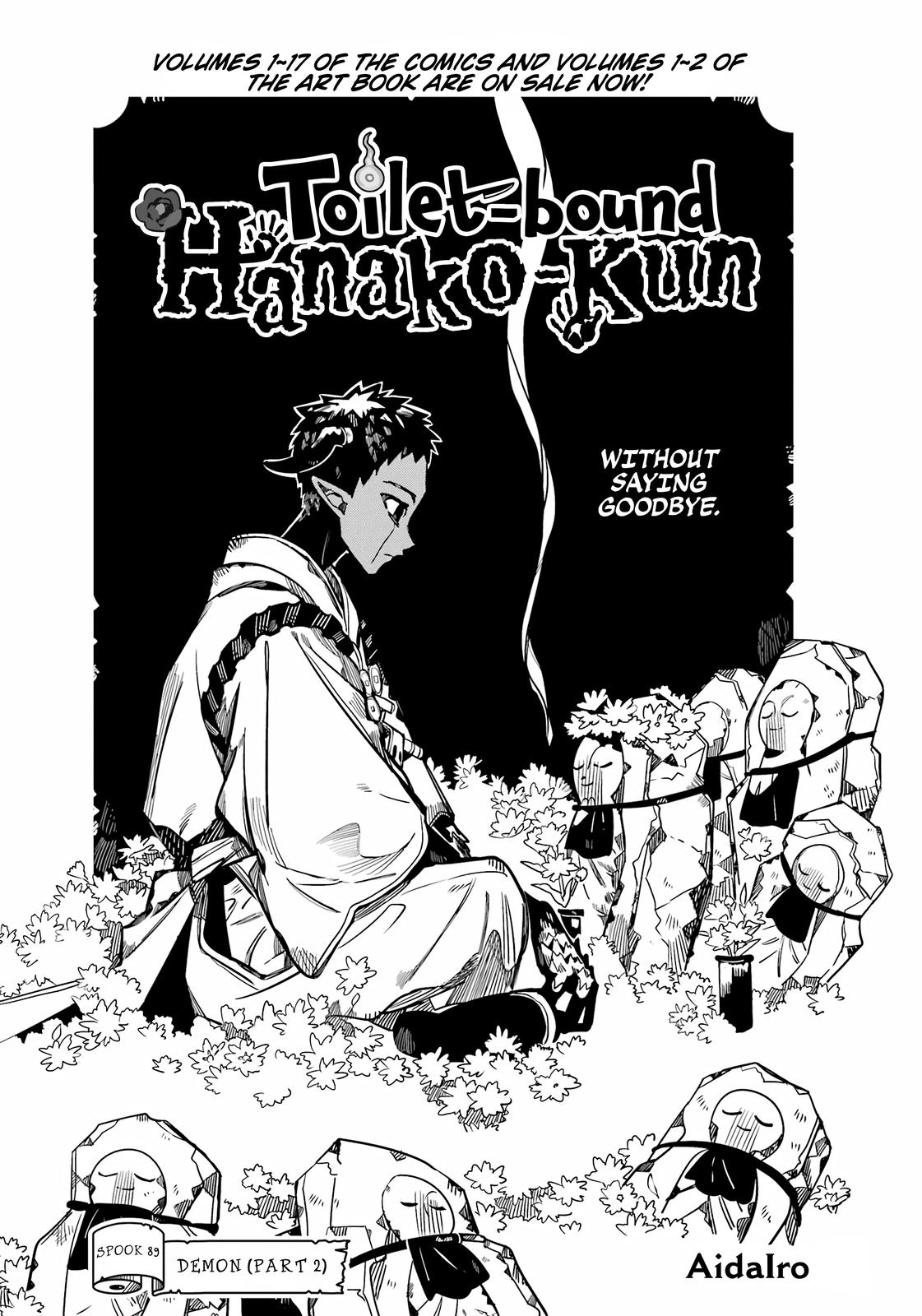 Toilet-Bound Hanako-kun Chap 89 - Next Chap 90