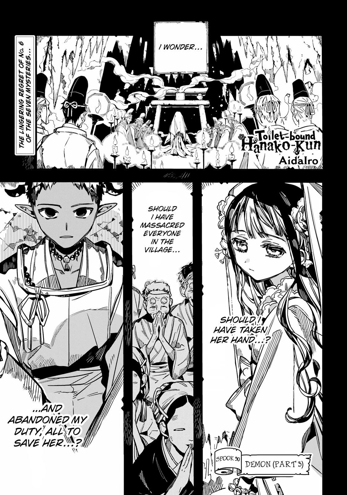 Toilet-Bound Hanako-kun Chap 90 - Next Chap 91