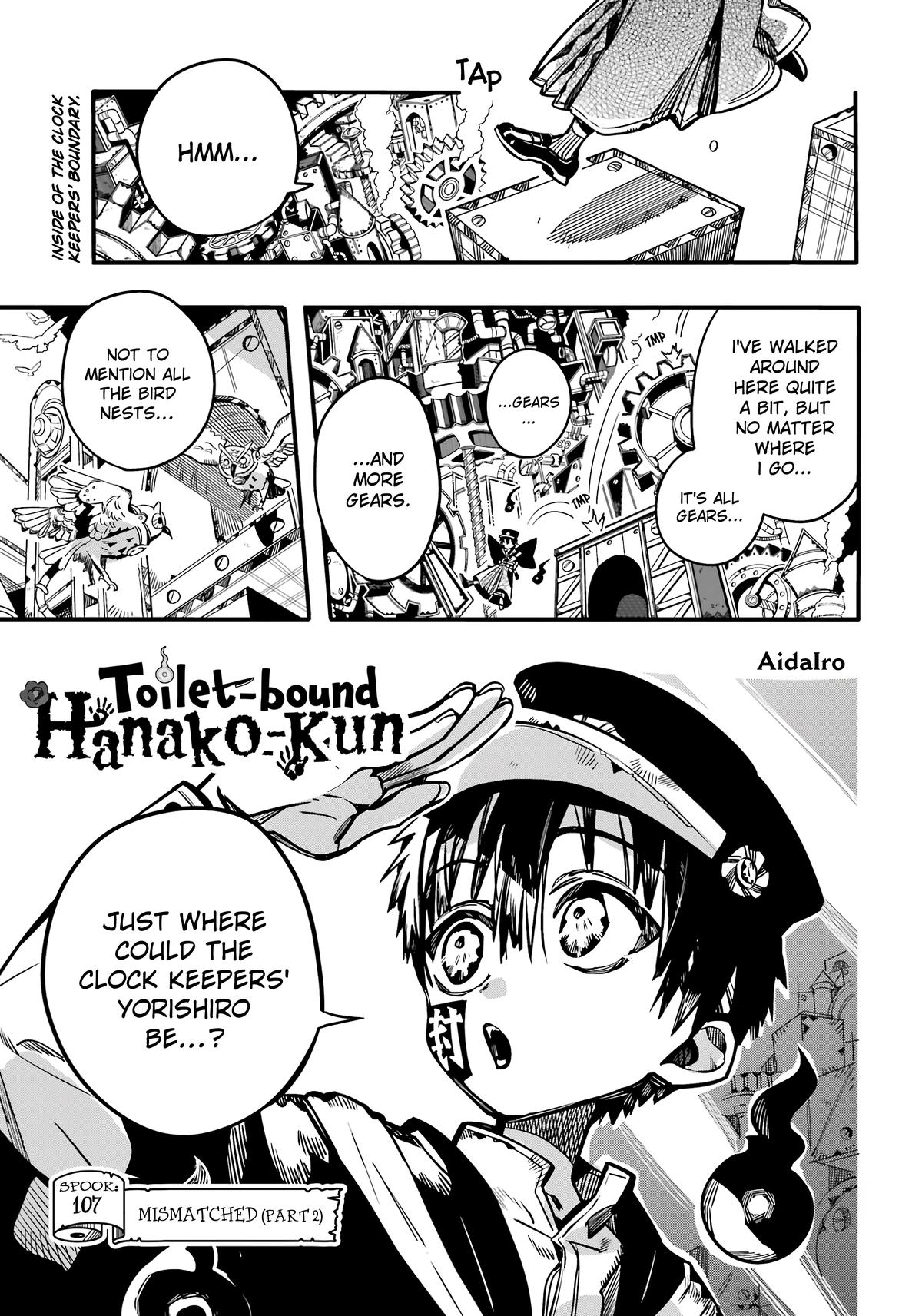Toilet-Bound Hanako-kun Chap 107 - Next Chap 108