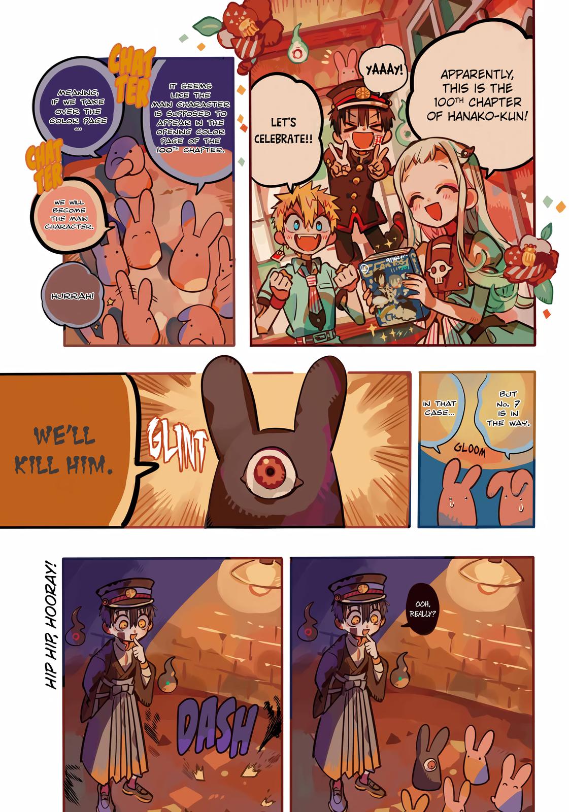 Toilet-Bound Hanako-kun Chap 100 - Next Chap 101