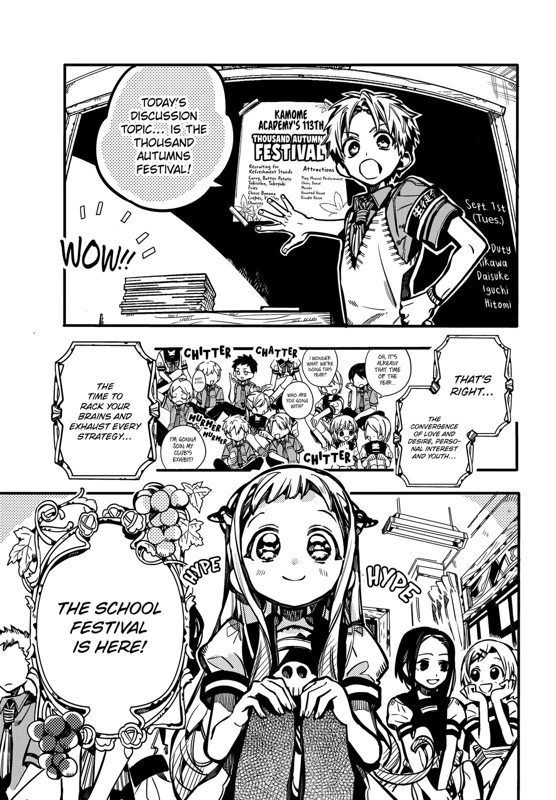 Toilet-Bound Hanako-kun Chap 101 - Next Chap 102