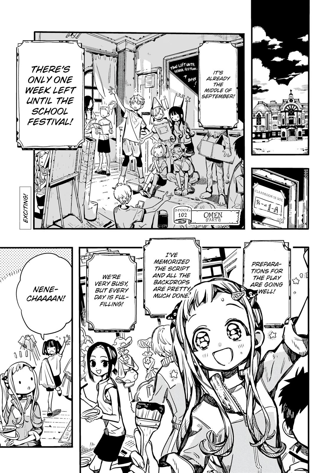 Toilet-Bound Hanako-kun Chap 102 - Next Chap 103