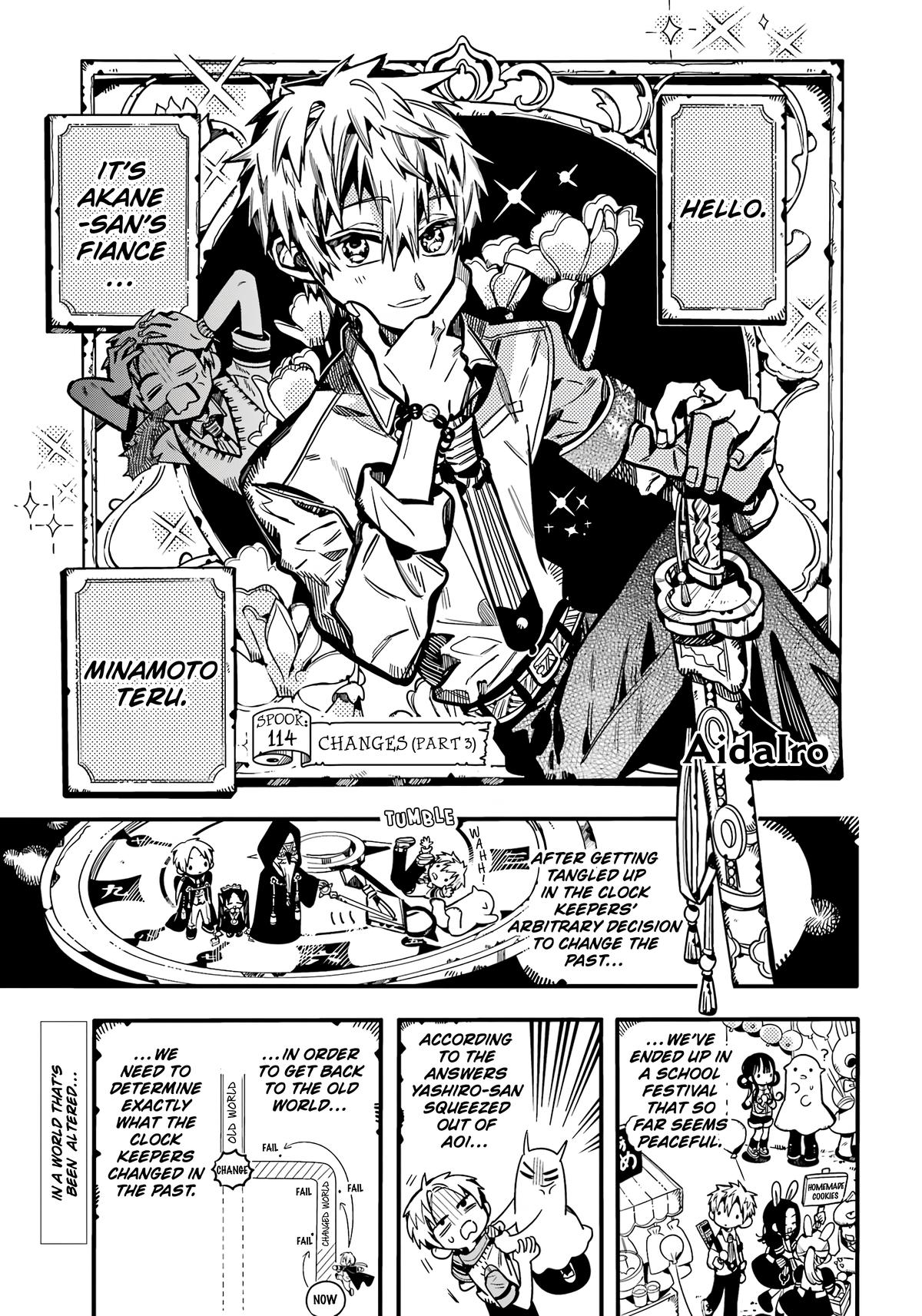Toilet-Bound Hanako-kun Chap 114 - Next Chap 115